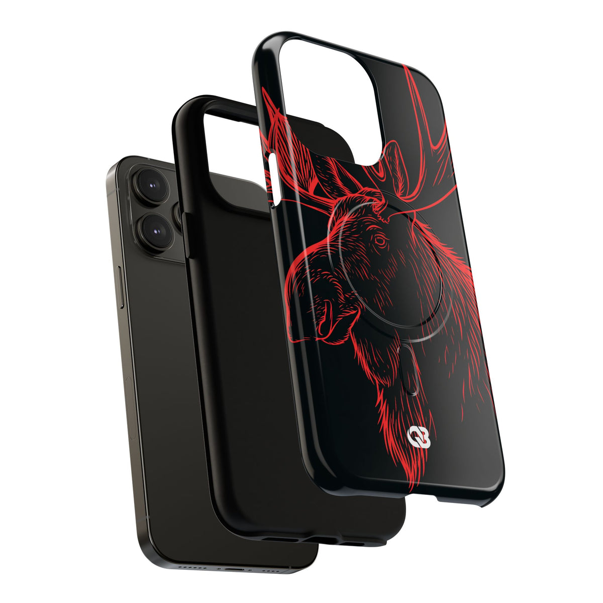 Nordic Elk · Tough 2.0 Magnetic Phone Case for iPhone · Black