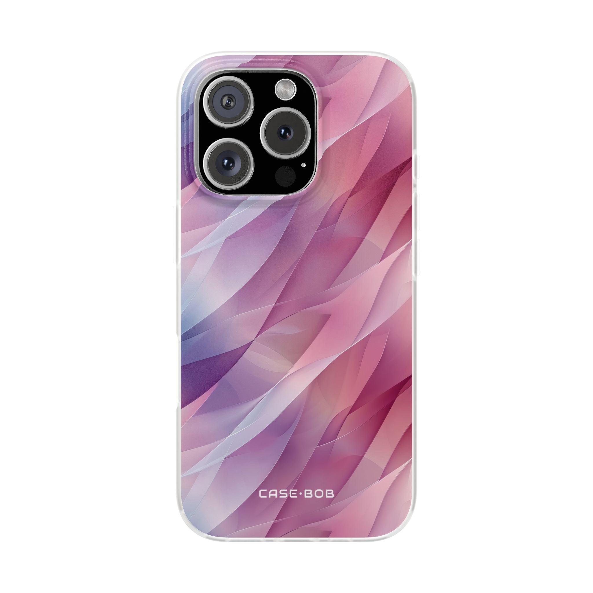 Pink Wave iPhone 16 Pro Cover - Blød