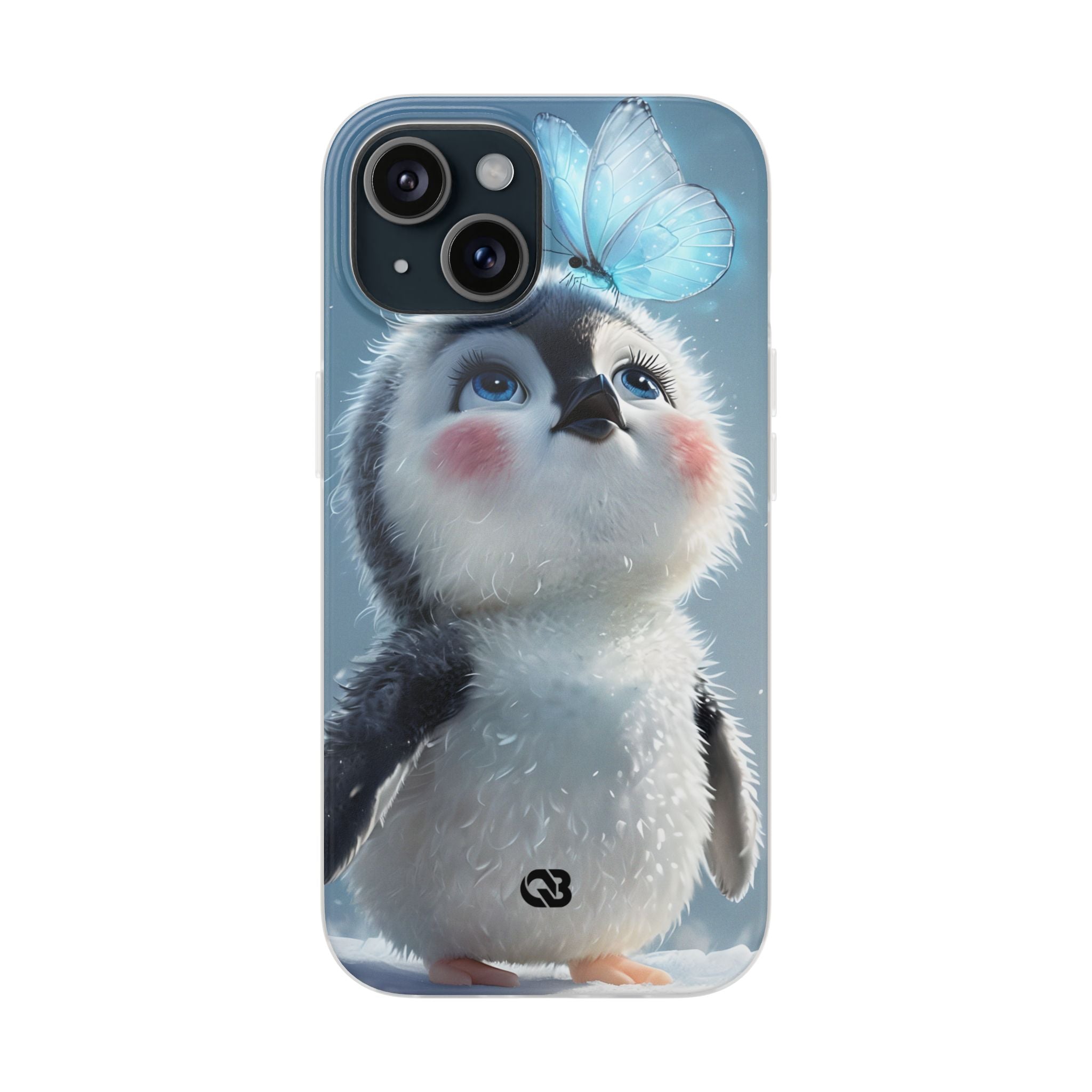 Frosty Penguin Glow · Soft Coque de téléphone pour iPhone