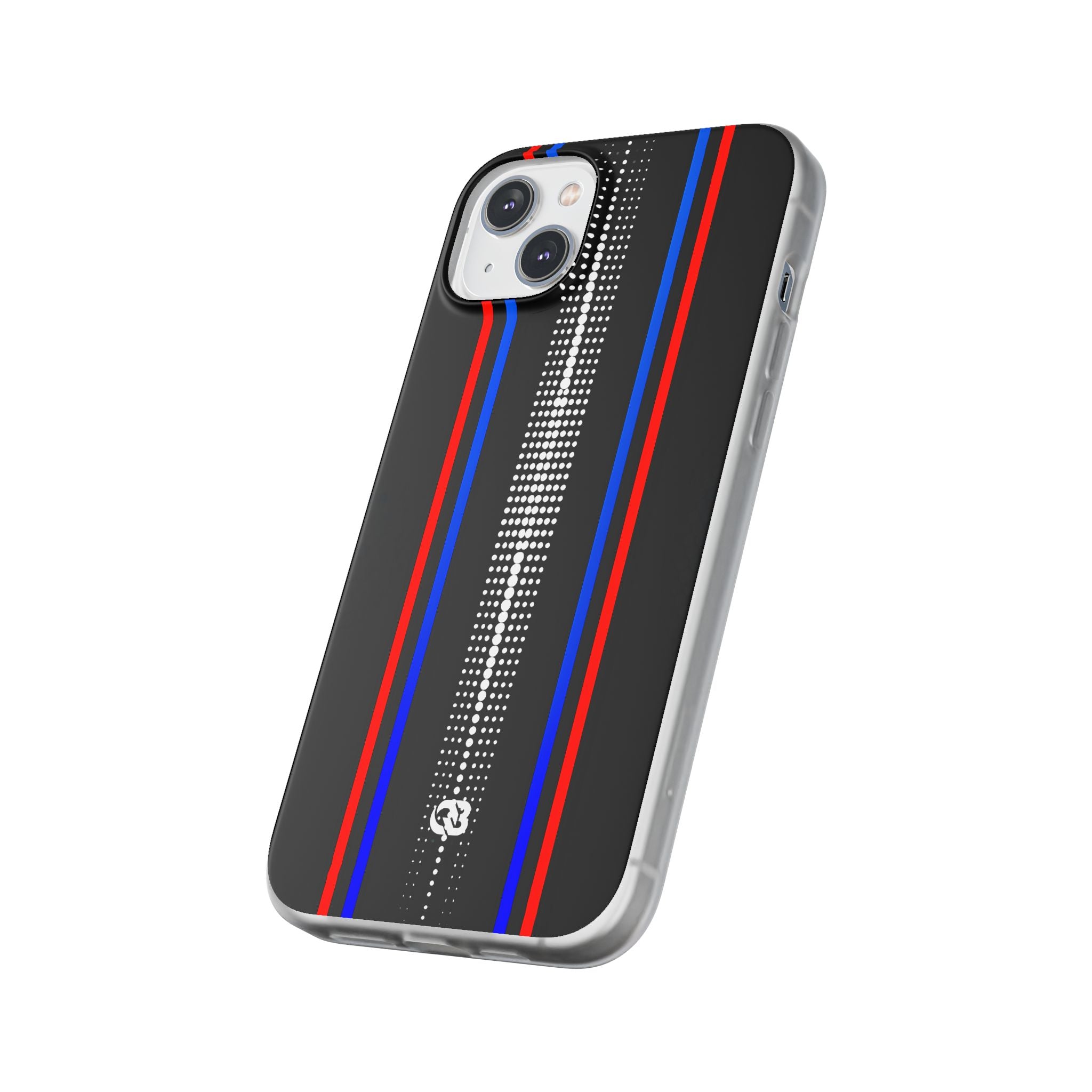 Electric Pulse Grid · Soft Phone Case for iPhone
