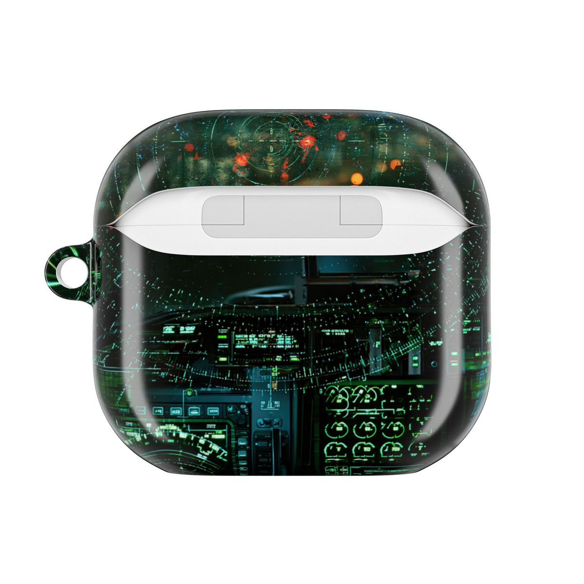 Tactical Avionics HUD · Hard Case for AirPods & AirPods Pro · Green