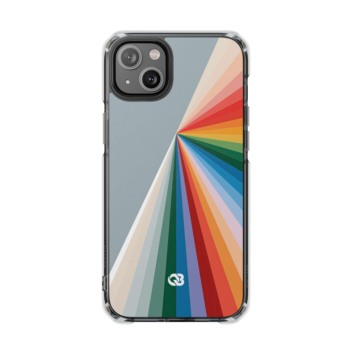 Grey Impact MagSafe Phone Case for iPhone - Slate Prism Burst