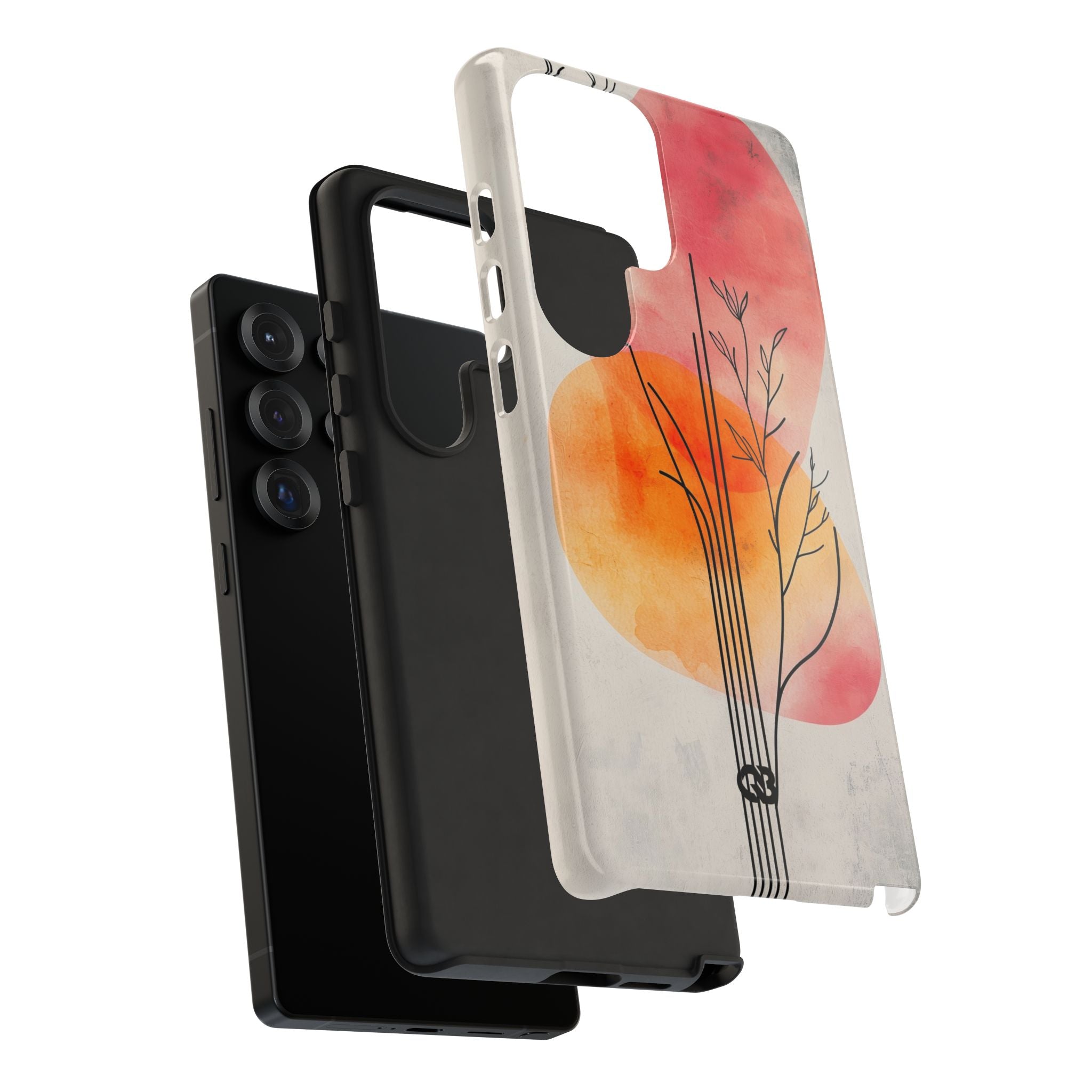 Crimson Bloom Lineage · Tough Phone Case for Samsung
