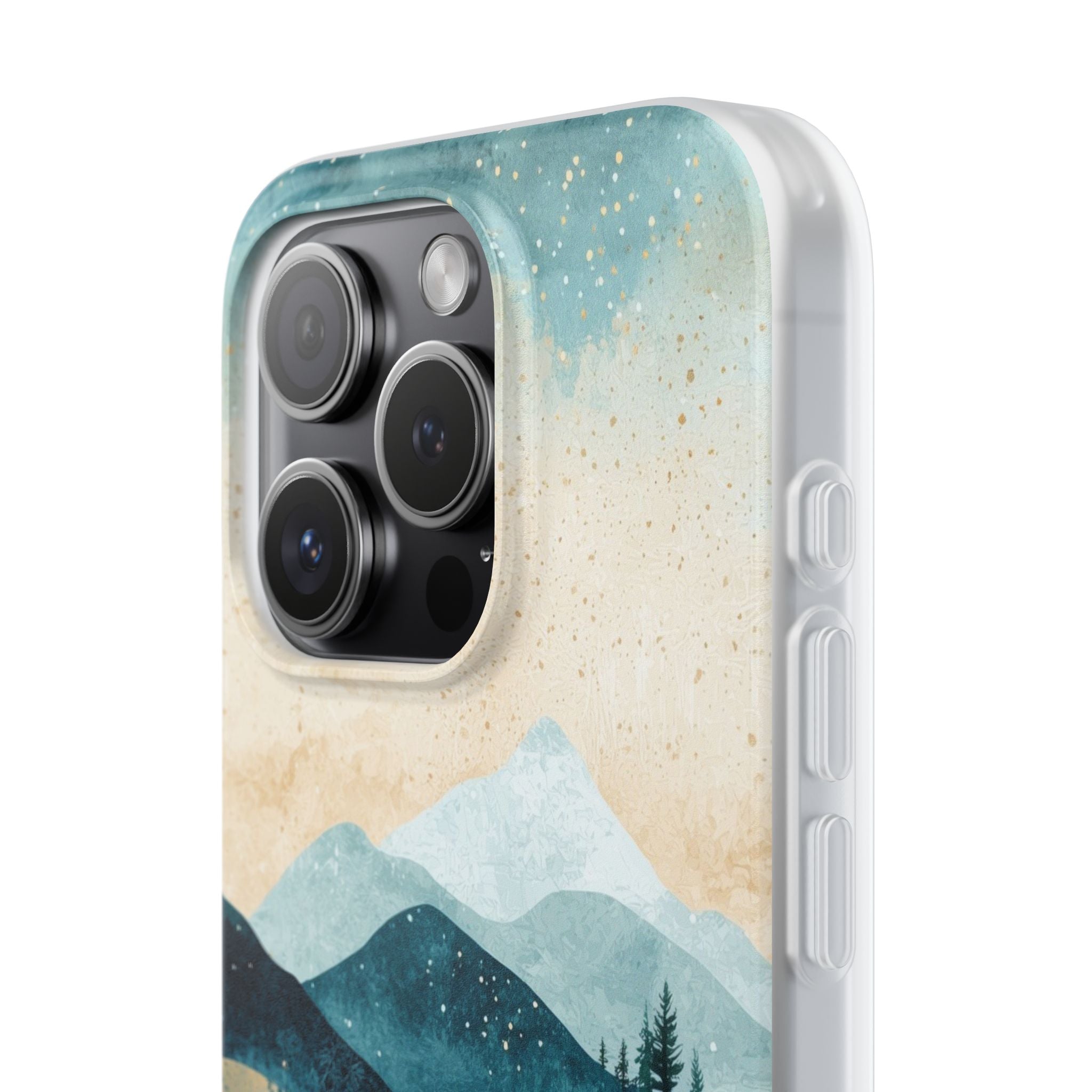 Moonlit Mountains iPhone 15 Pro Case - Soft
