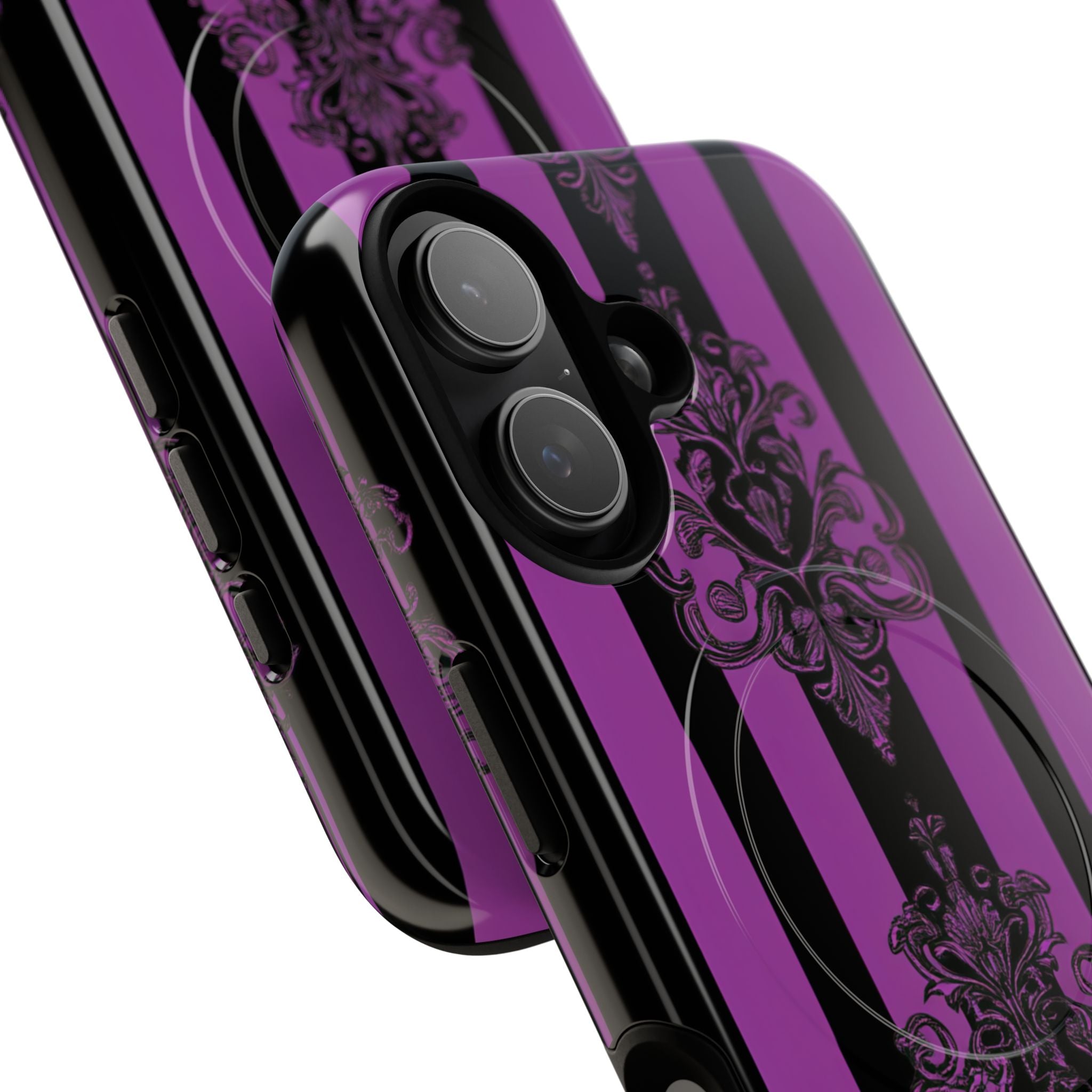 Damask Elegance Purple iPhone 17 Case - Tough+ - CASE•BOB