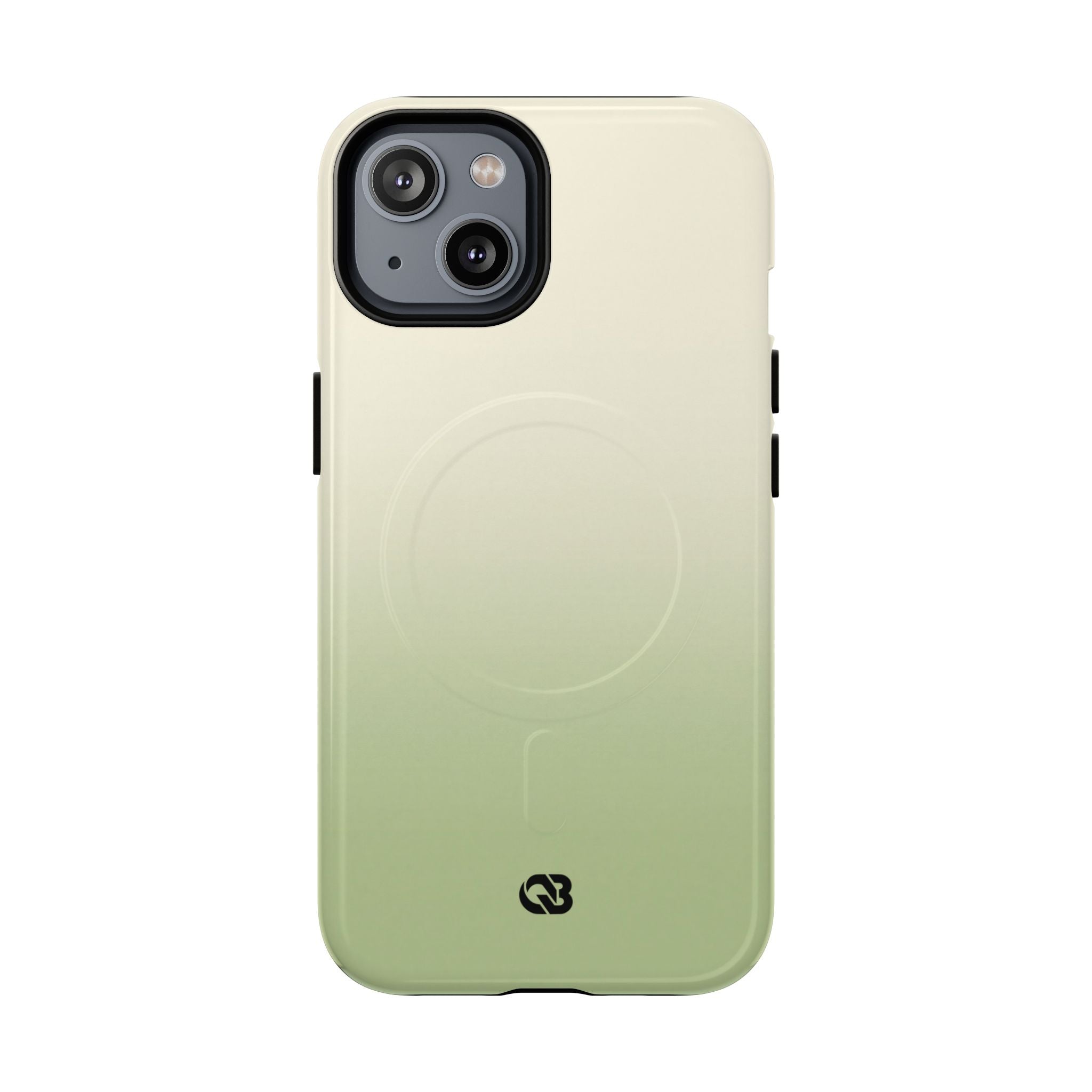 Green Tough 2.0 Magsafe Phone Case for iPhone - Bone Sage Fade