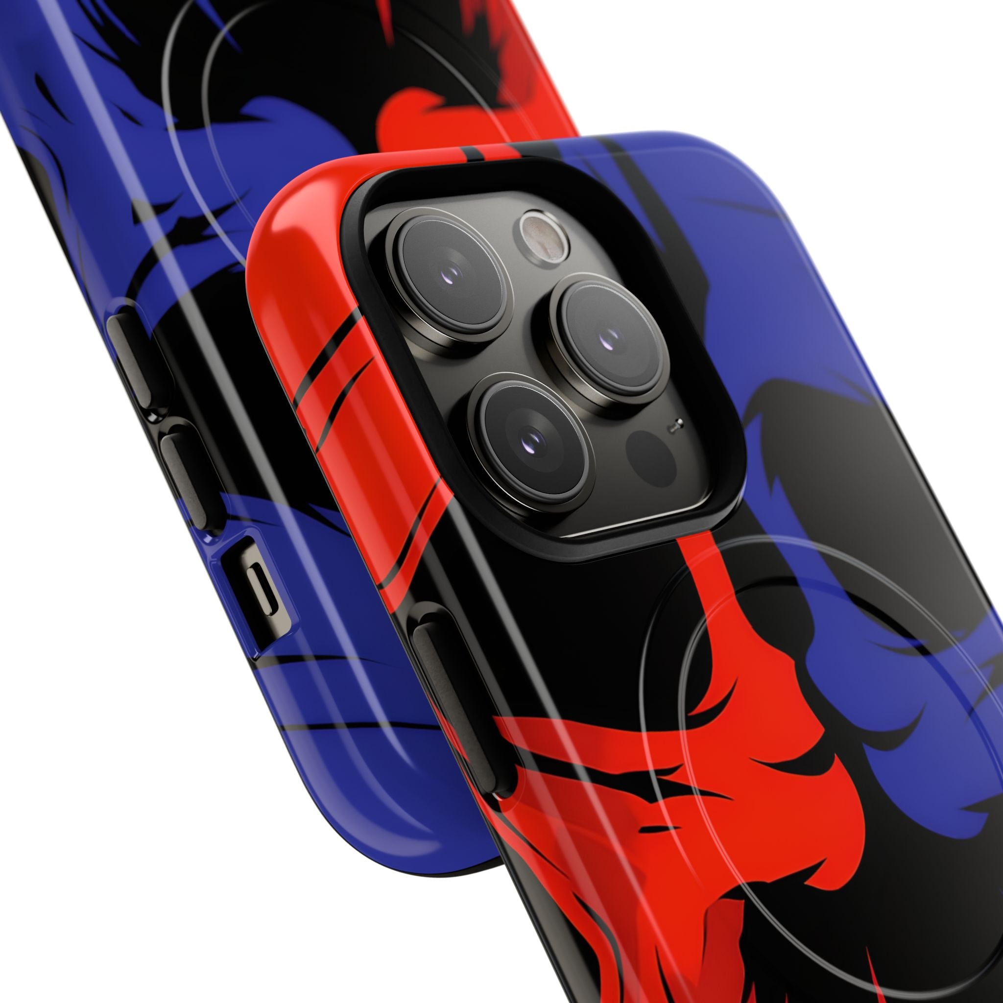 Crimson Cobalt Skulls · Tough+ Phone Case for iPhone · Magsafe