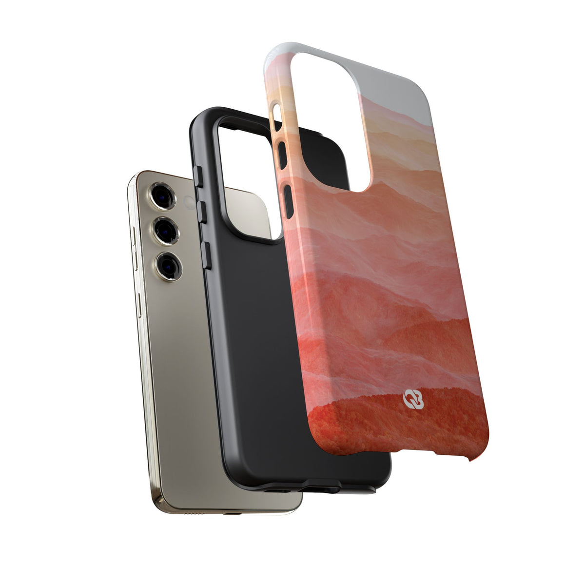 Alpenglow Ridge Vista · Tough Phone Case for Samsung · Orange