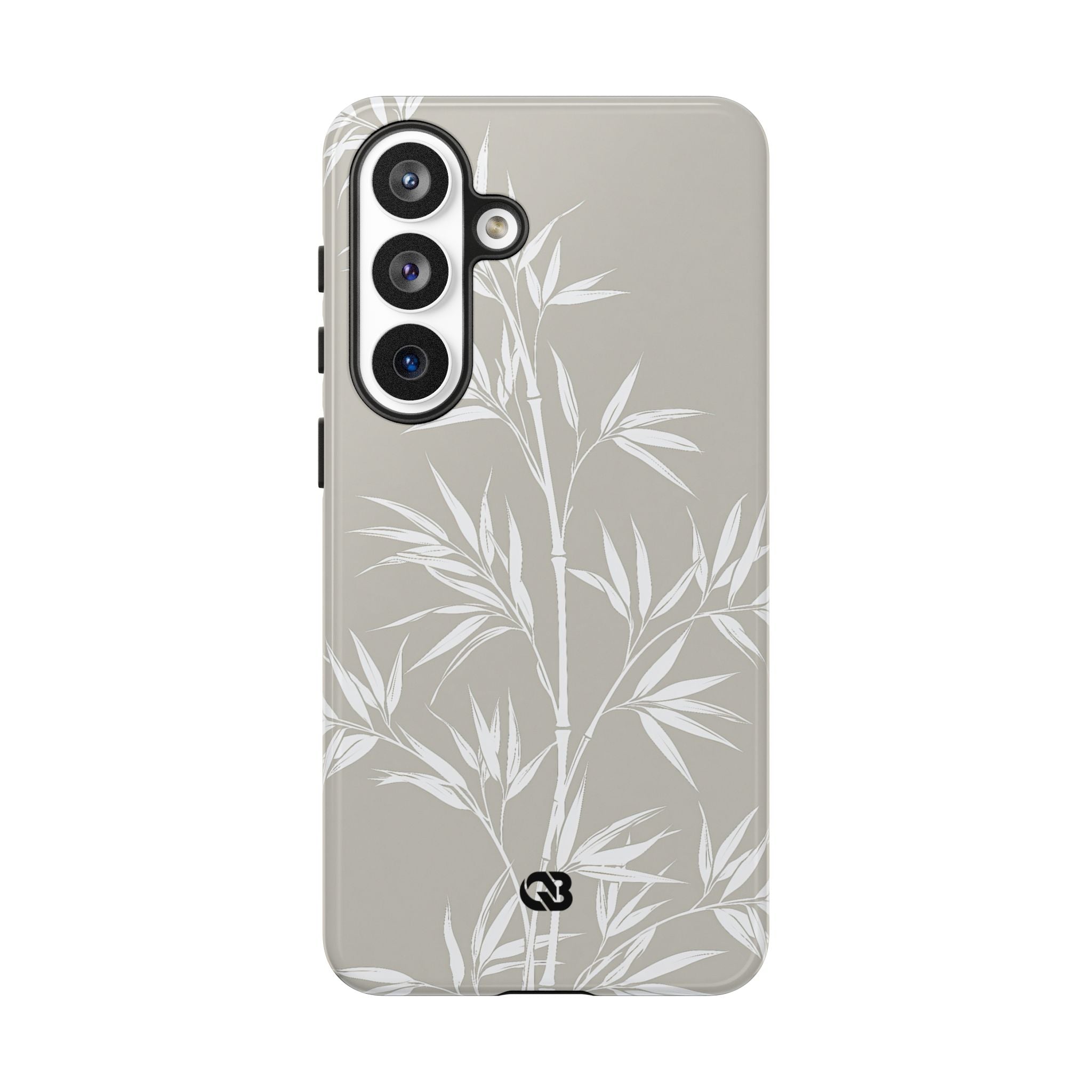 Beige Tough Phone Case for Samsung - Sandstone Bamboo Stalks