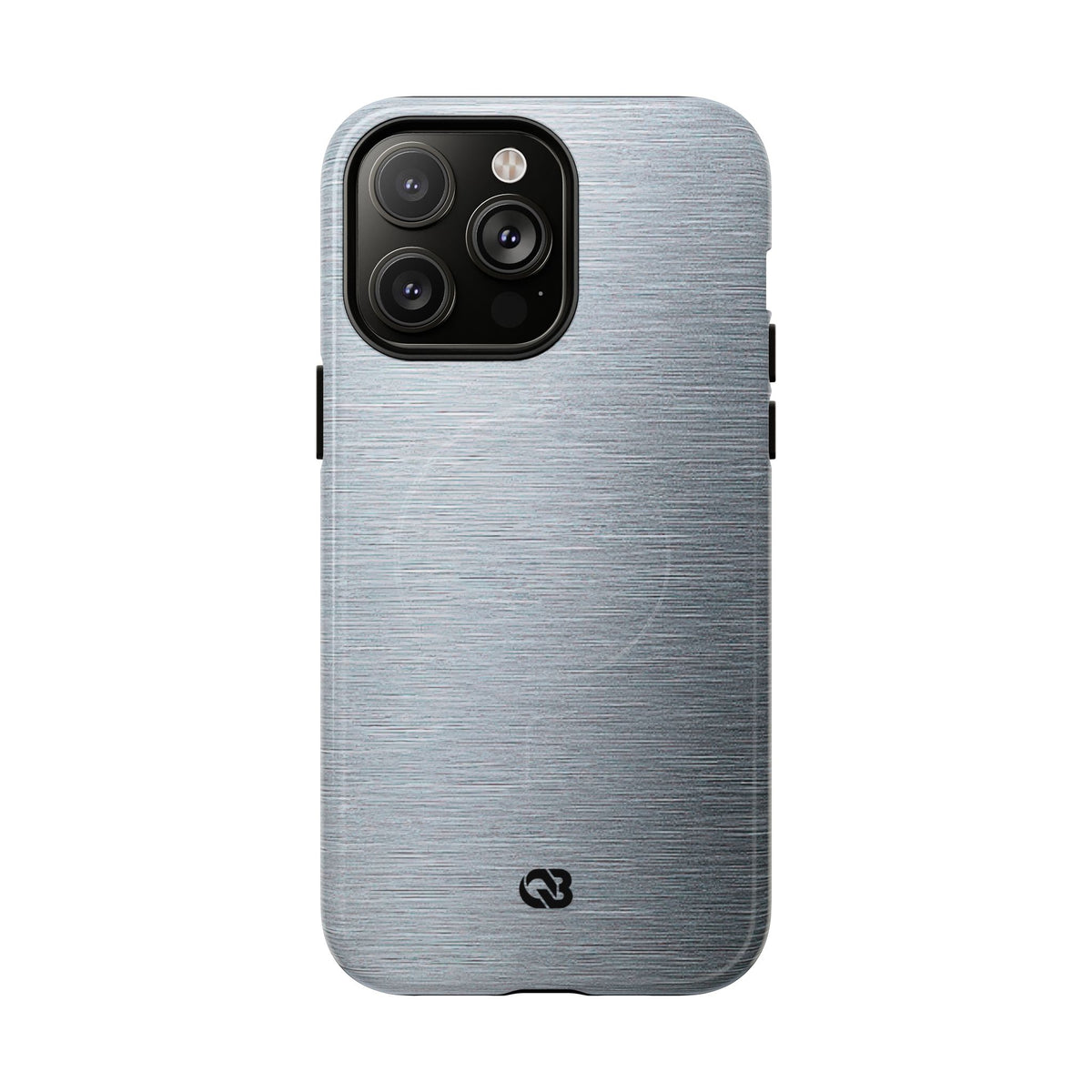 Brushed Aluminum · Tough 2.0 Magnetic Phone Case for iPhone · Silver