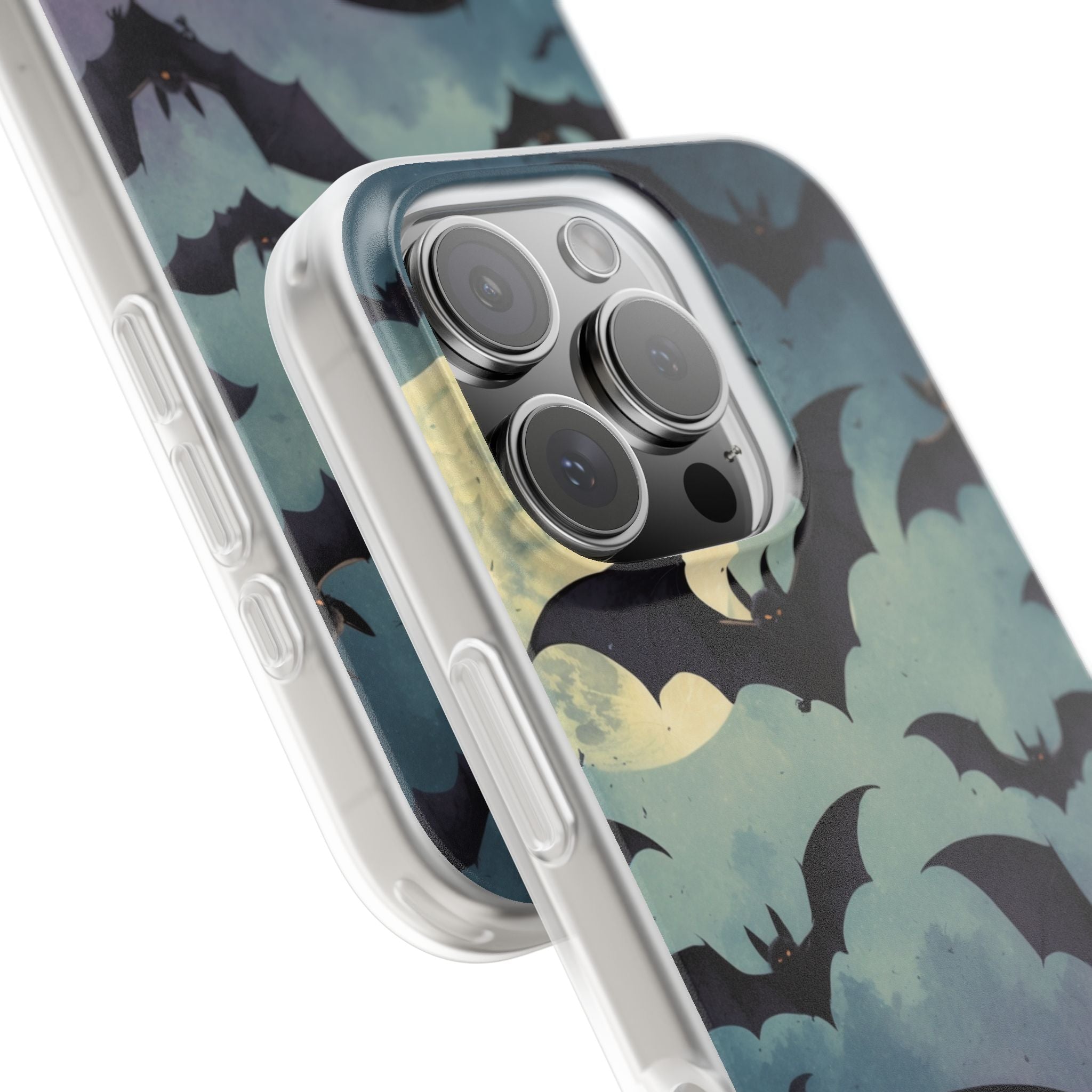 Lysande fladdermus-svärm iPhone 16 Pro Skal - Mjukt