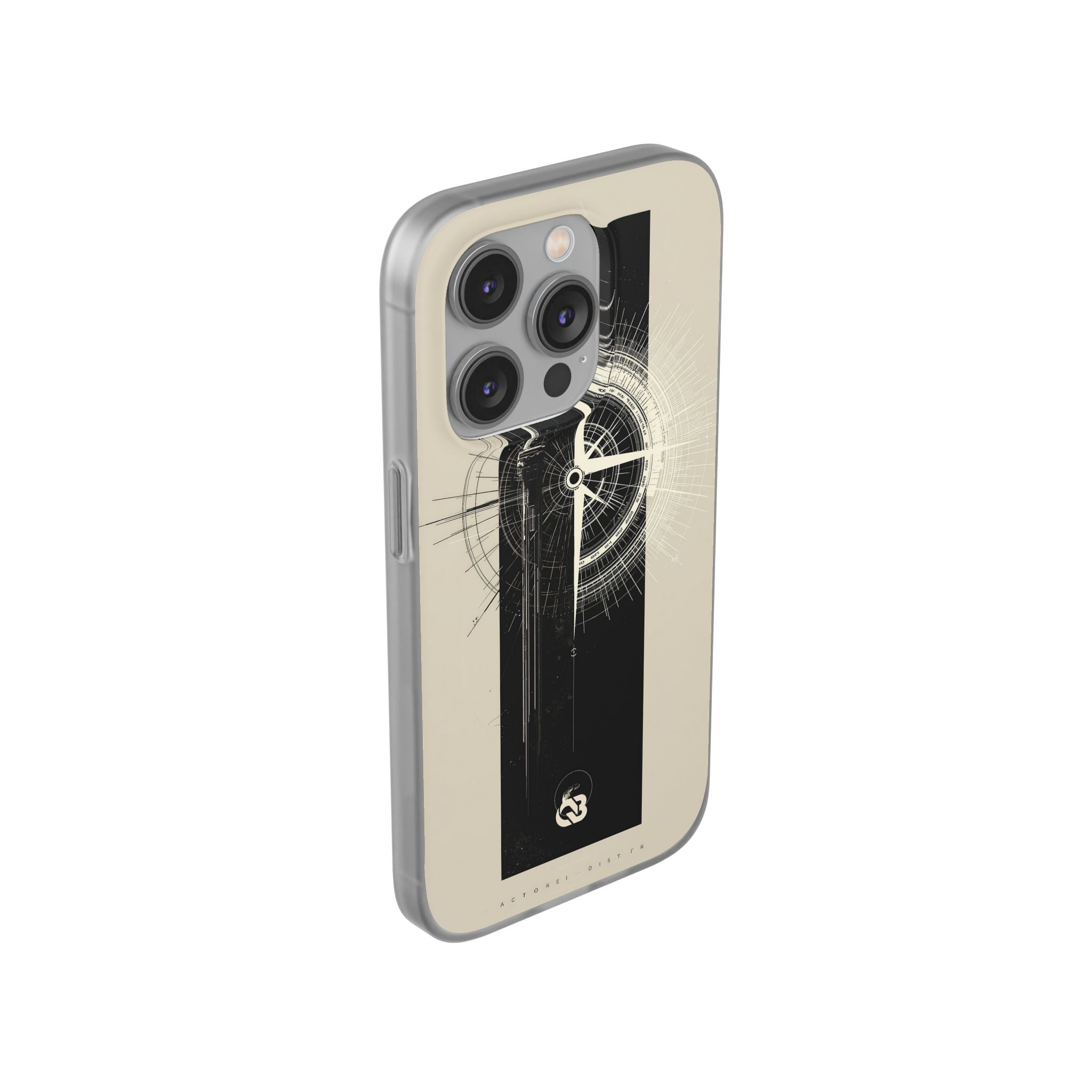 Beige Lite Phone Case for iPhone - Zenith Vector Spire
