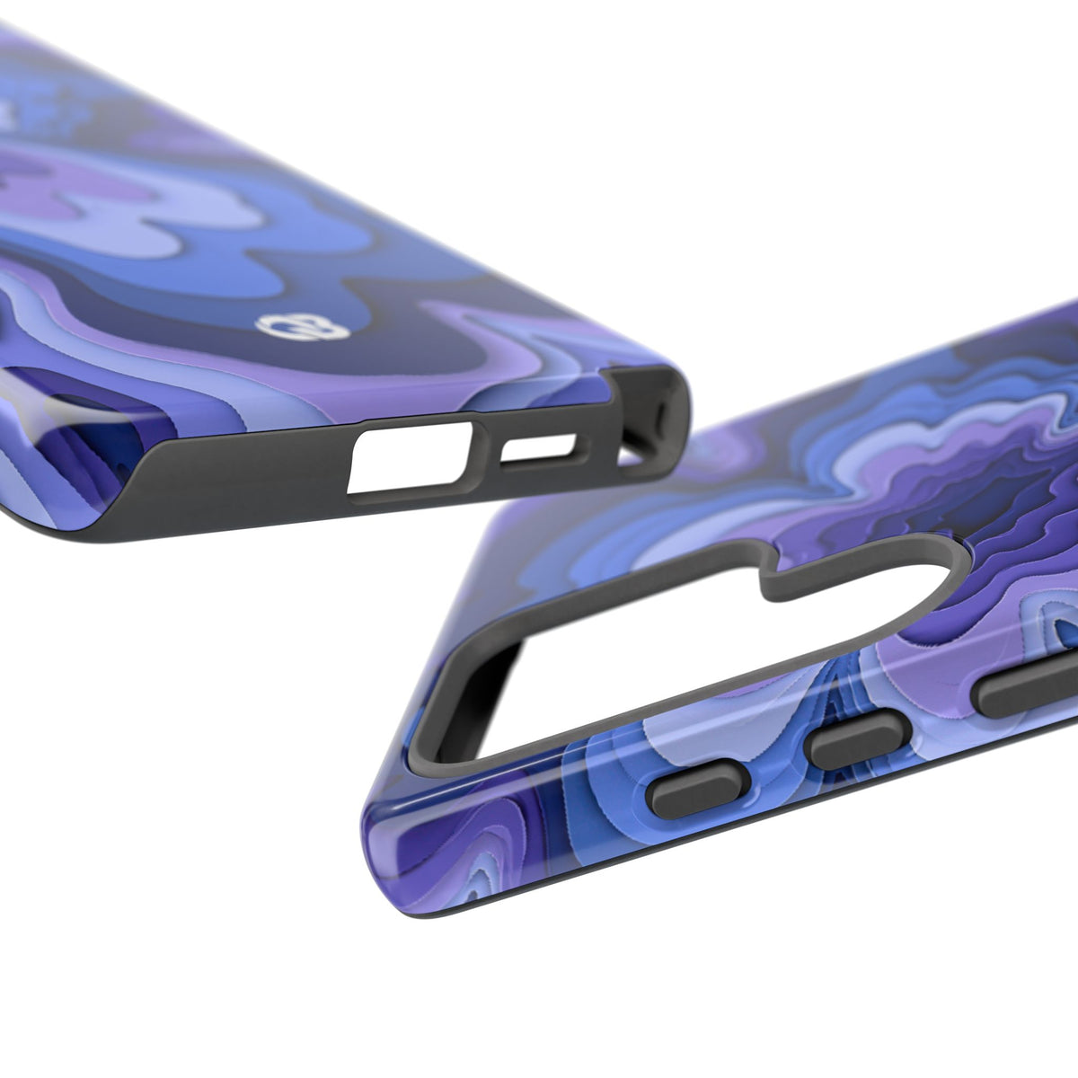 Periwinkle Strata Bloom · Tough Phone Case for Samsung · Purple