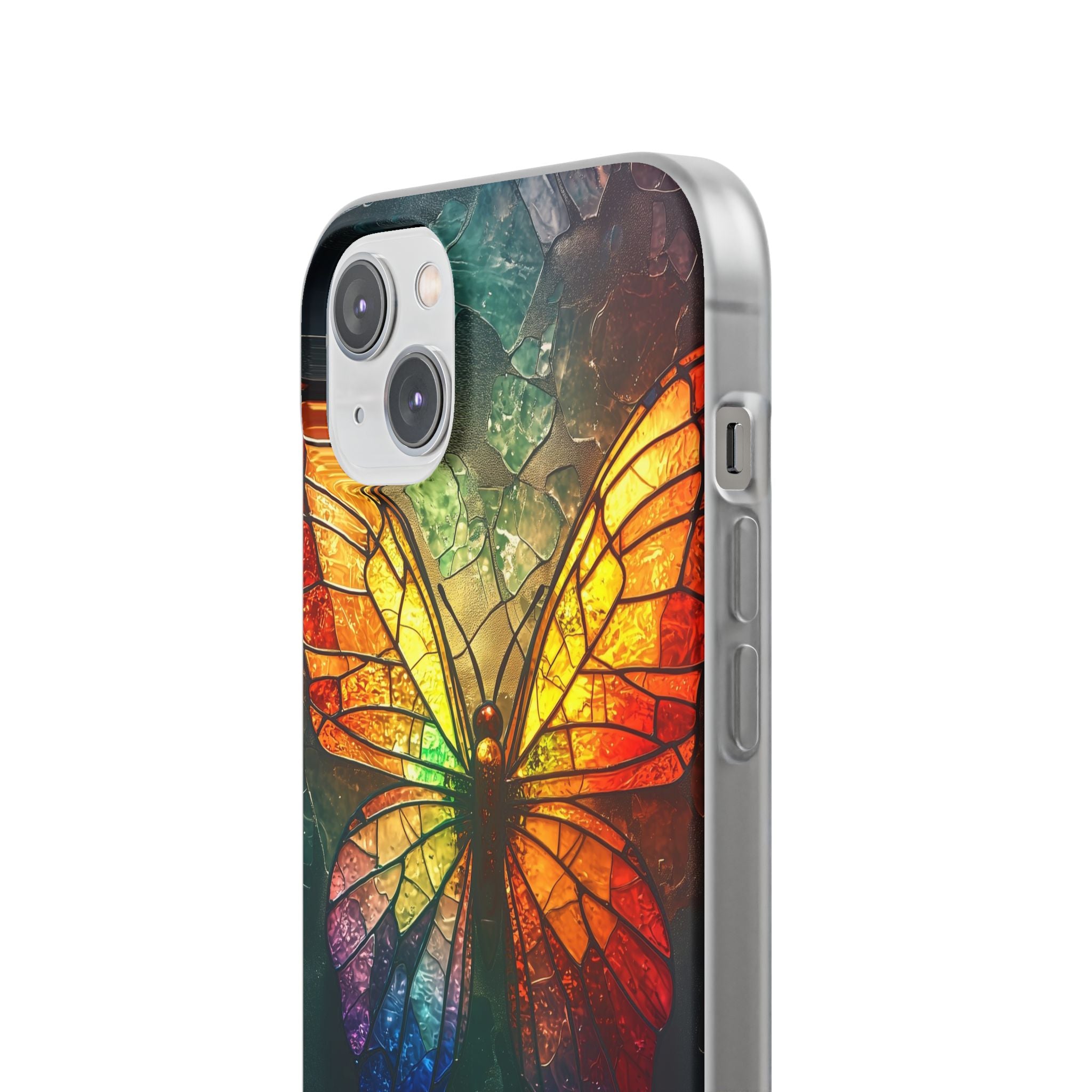 Shattered Prism Butterfly · Soft Phone Case for iPhone