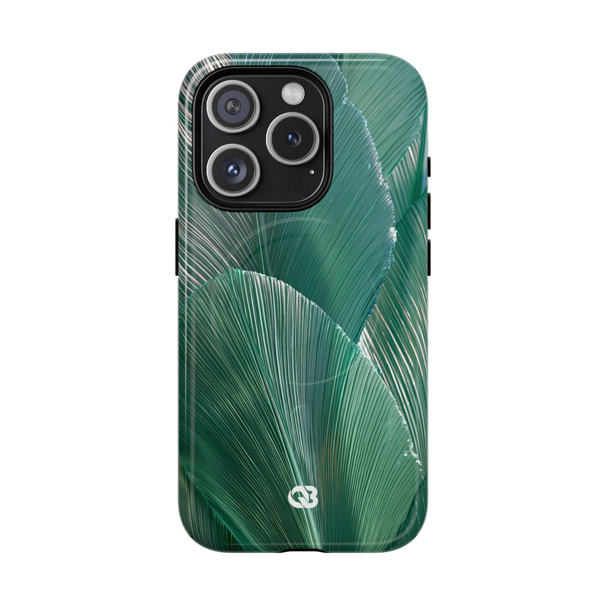Translucent Fan Palm · Tough 2.0 Magnetic Phone Case for iPhone · Teal