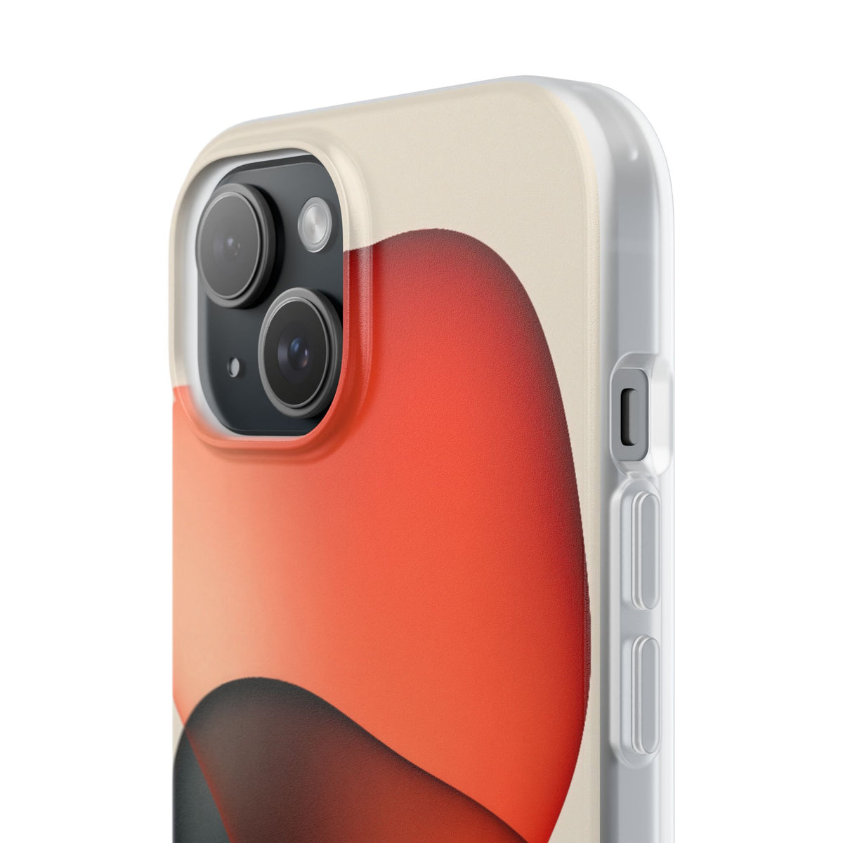 Translucent Crimson Form · Lite Phone Case for iPhone · Red