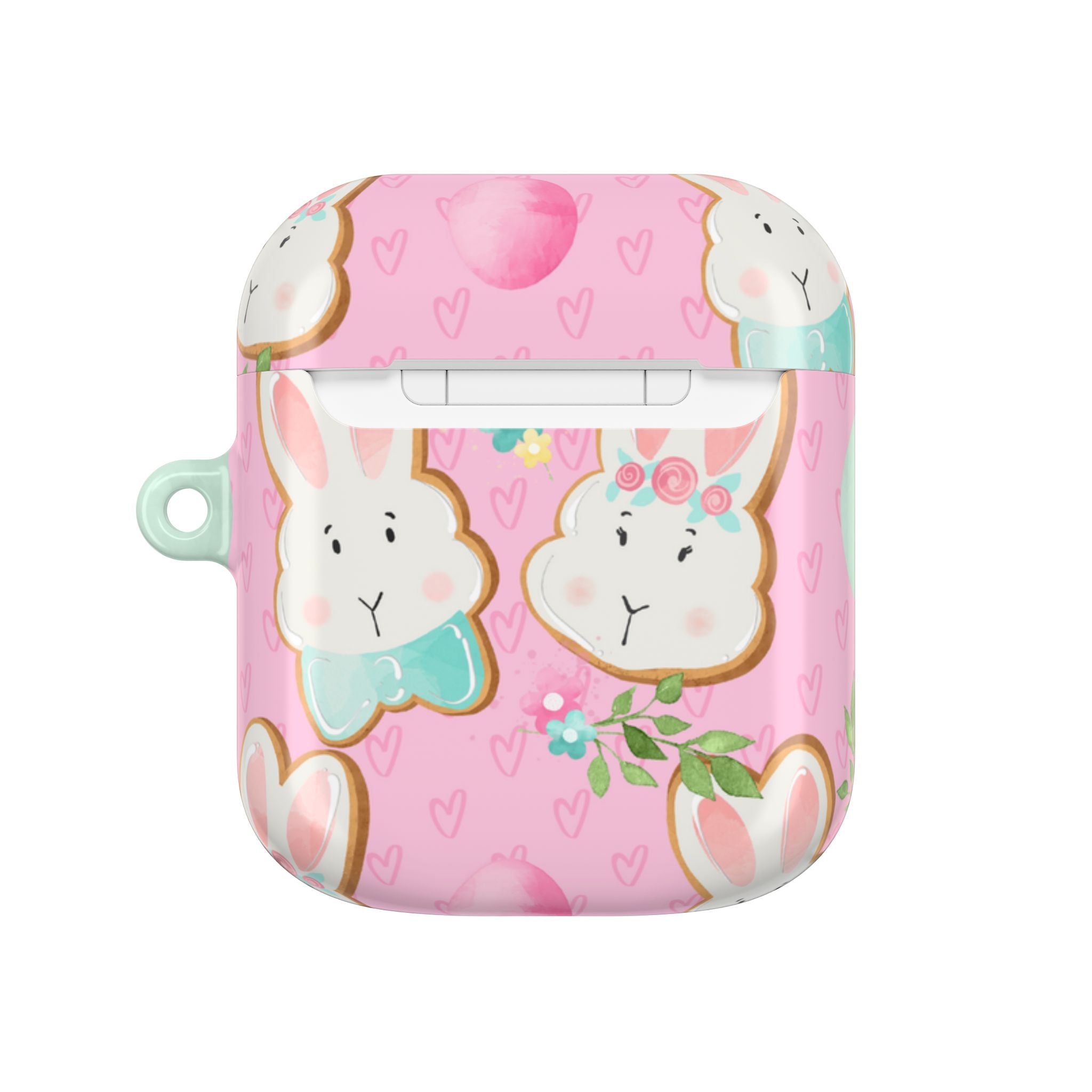 Blushing Bunny Bloom - AirPods Case