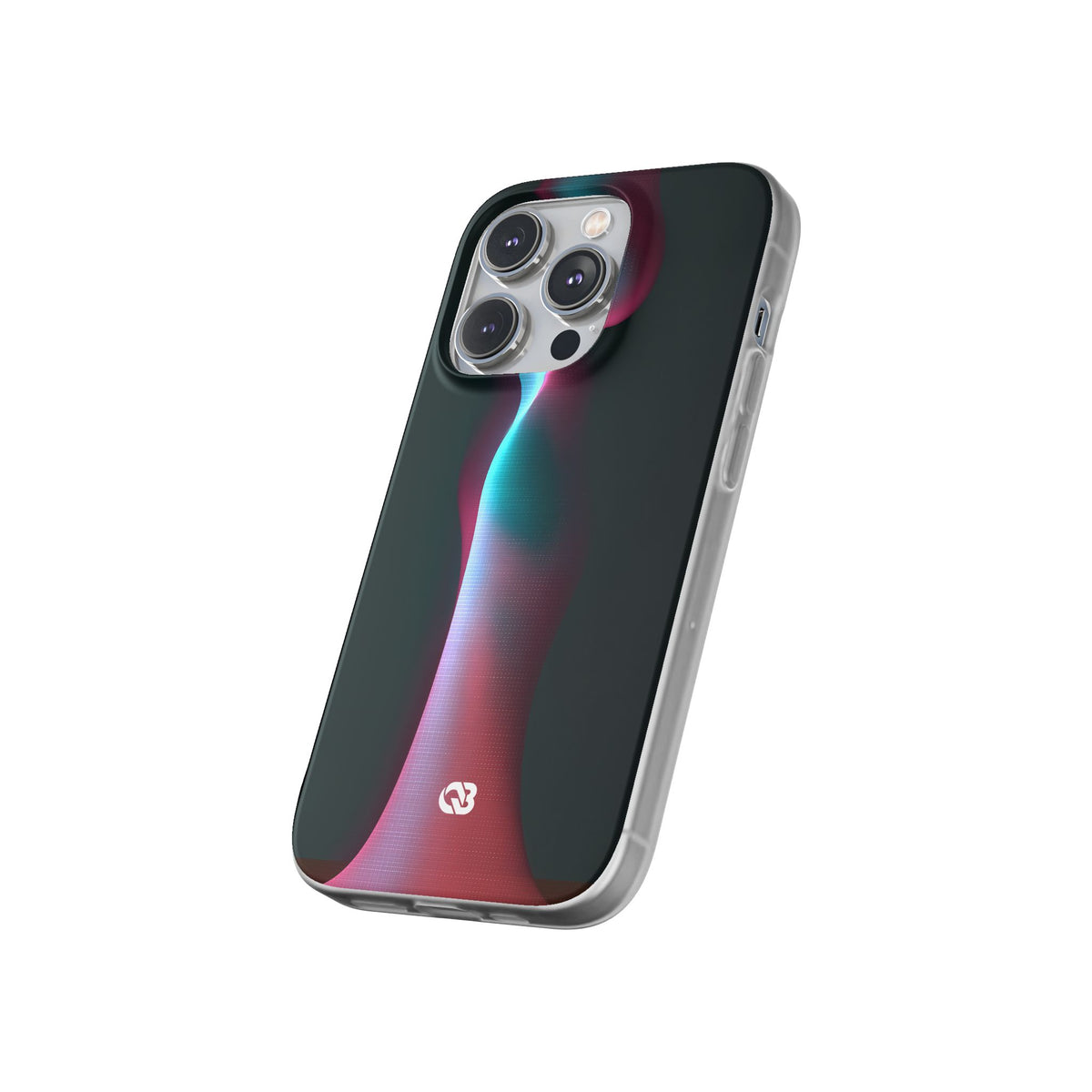 Neon Pixel Flow · Lite Phone Case for iPhone · Black