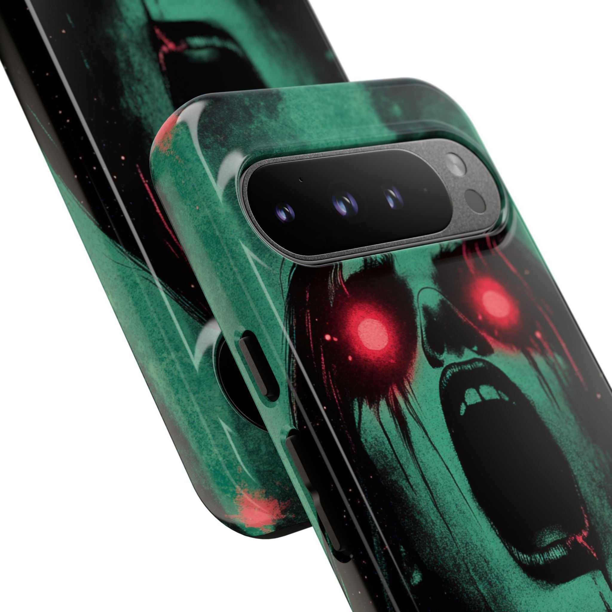 Crimson Emerald Scream · Tough Phone Case for Google Pixel