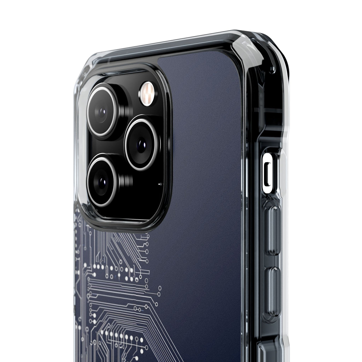 Blue Impact MagSafe Phone Case for iPhone - Cobalt Data Stream