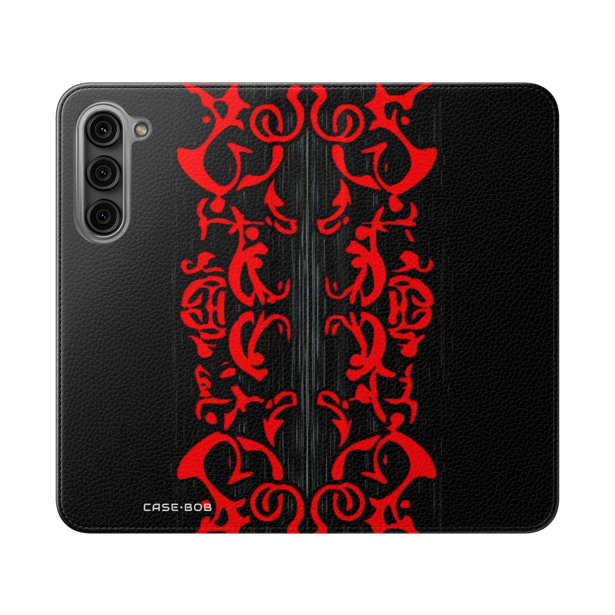 Crimson Swirl - Samsung S23+ Cover - Pung