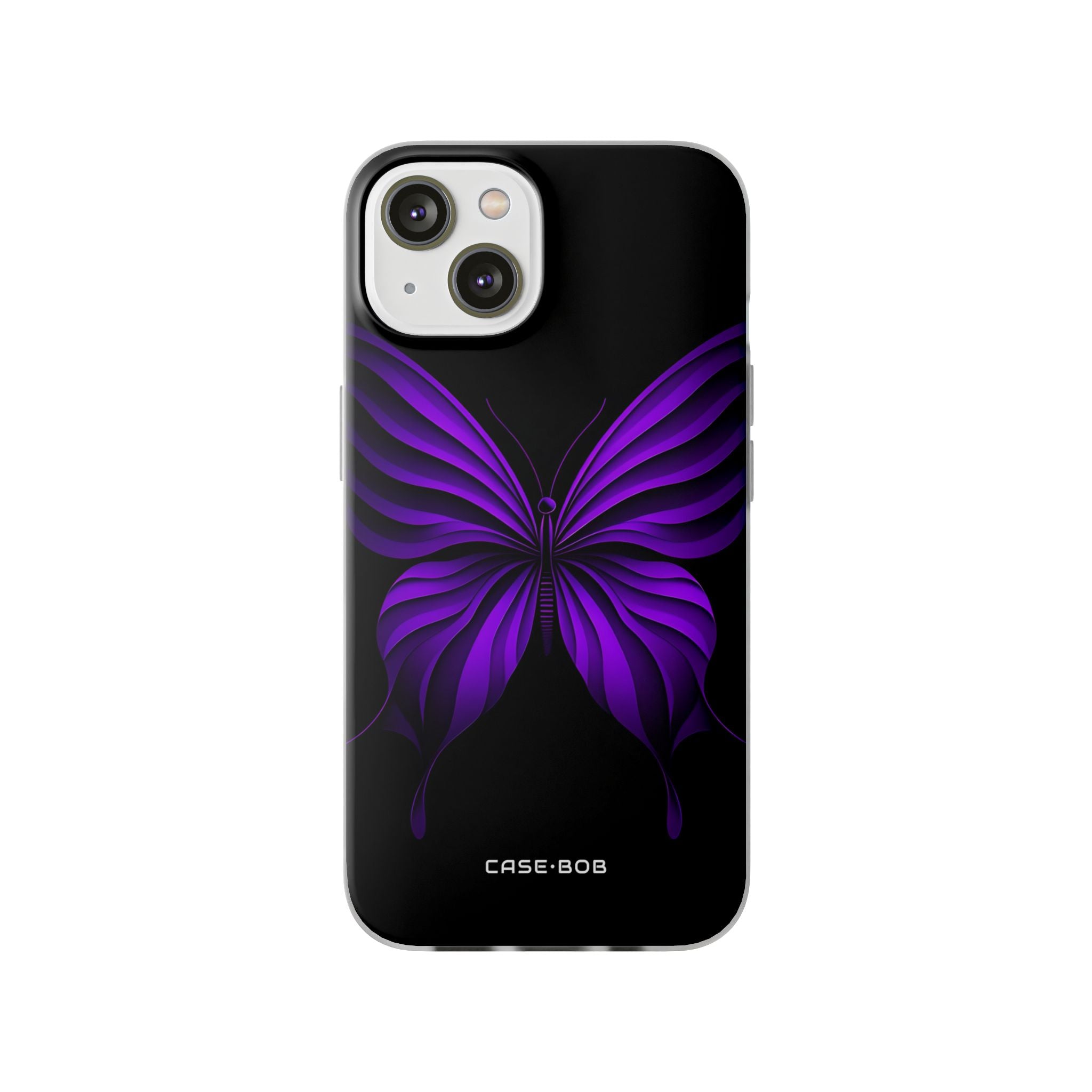 Violet Monarch iPhone 14 Case - Soft