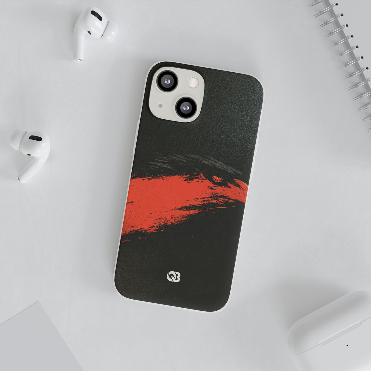 Crimson Raptor Noir · Lite Phone Case for iPhone · Black