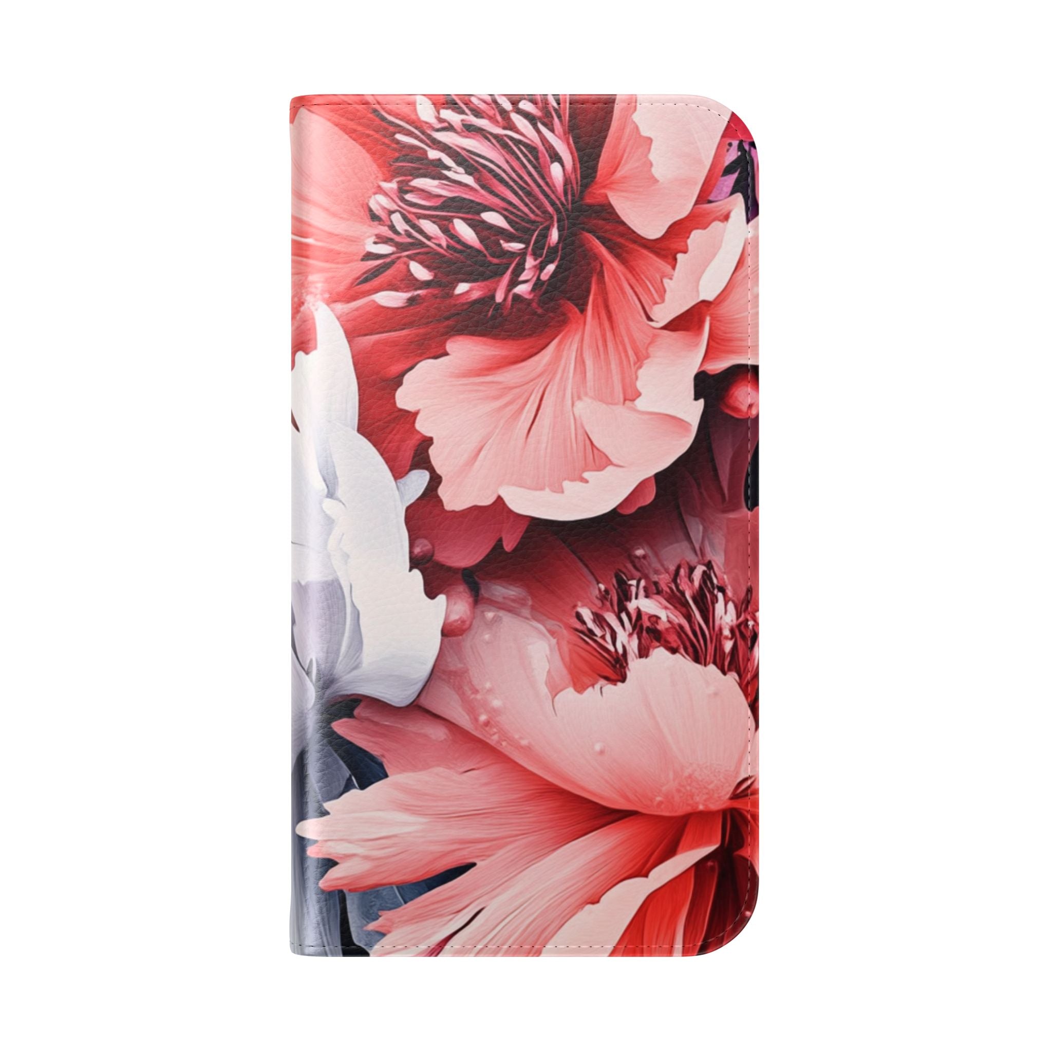 Coral Blossom - iPhone 15 Pro Case - Wallet