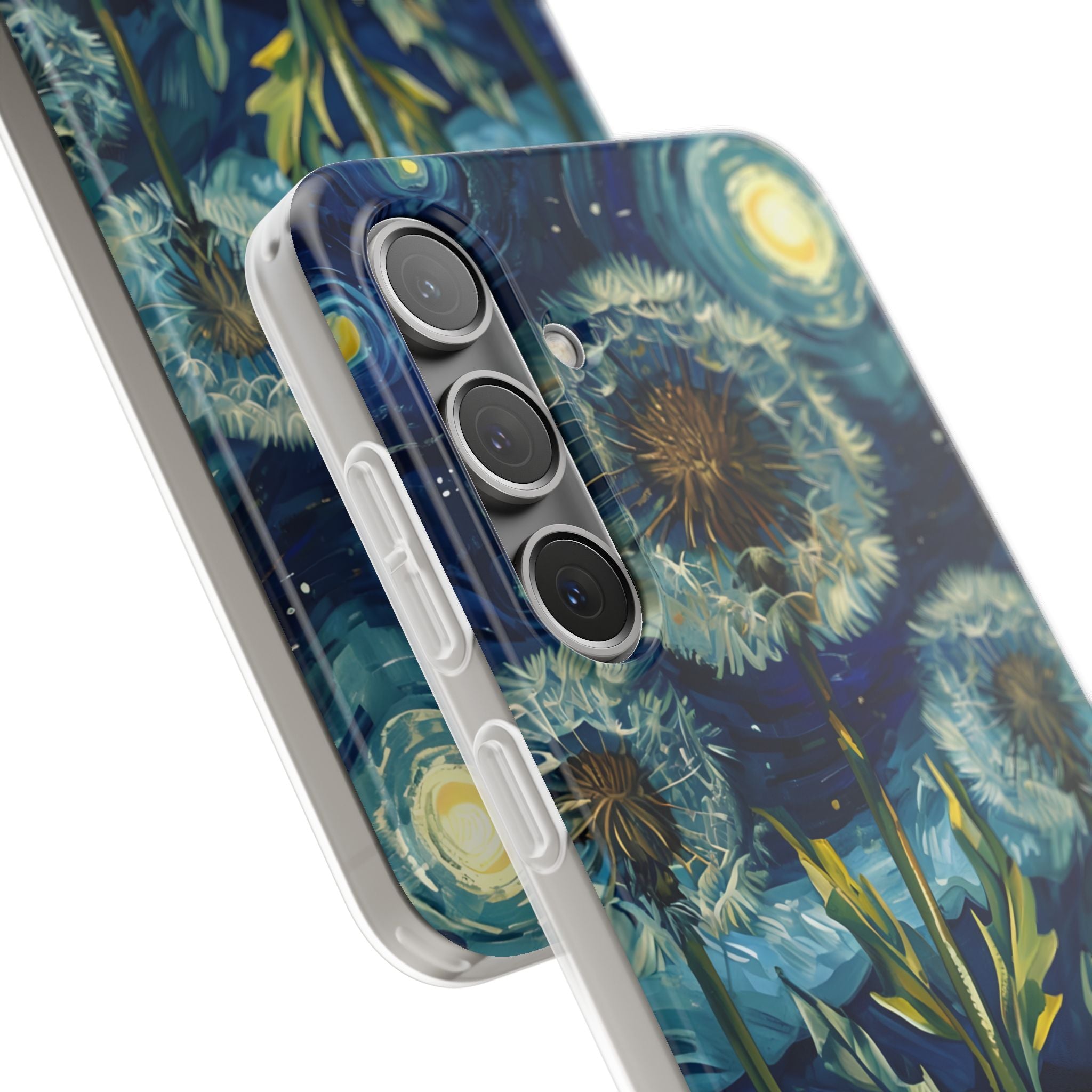 Starry Dandelion Swirl · Soft Phone Case for Samsung