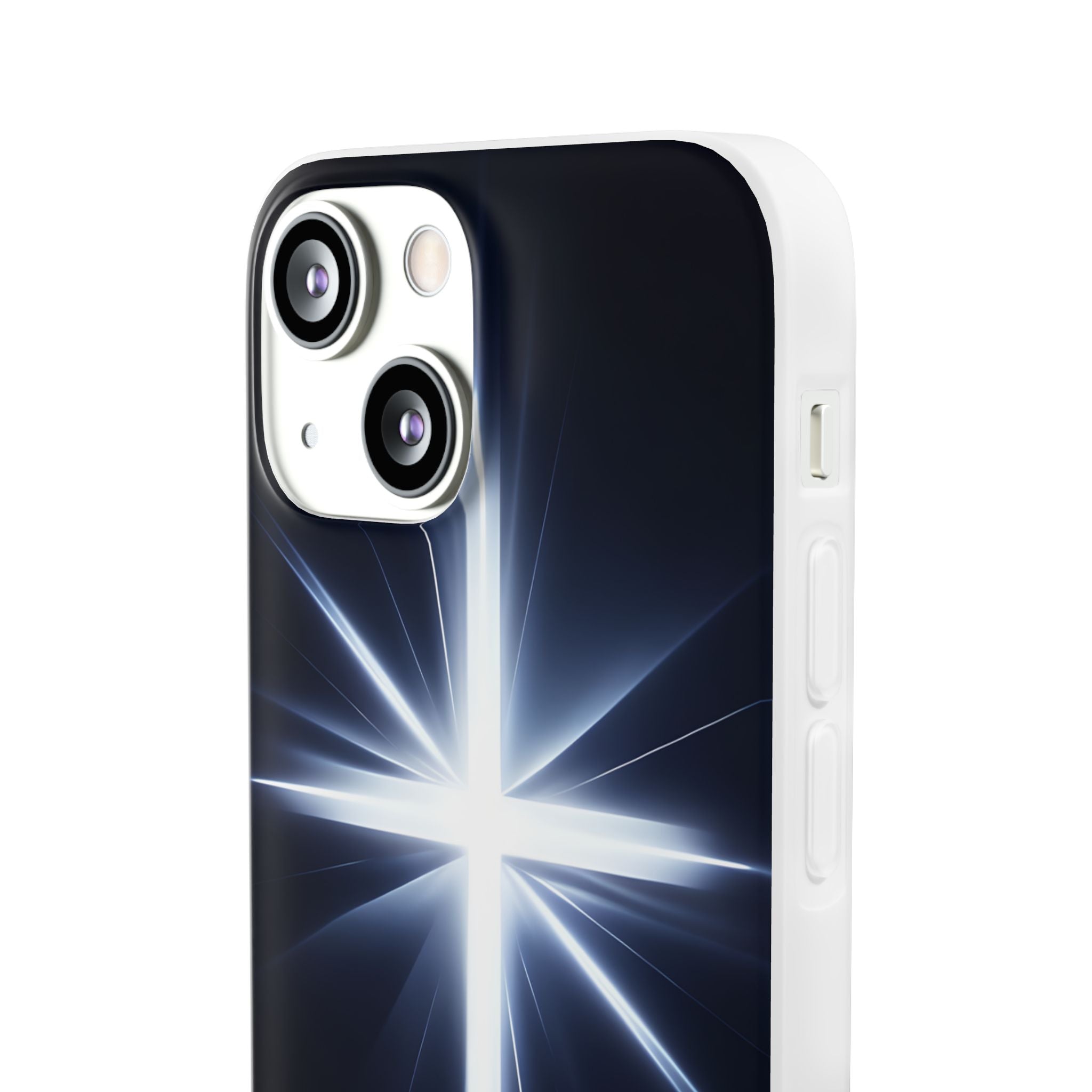 Glowing Crossburst iPhone 13 mini Case - Soft