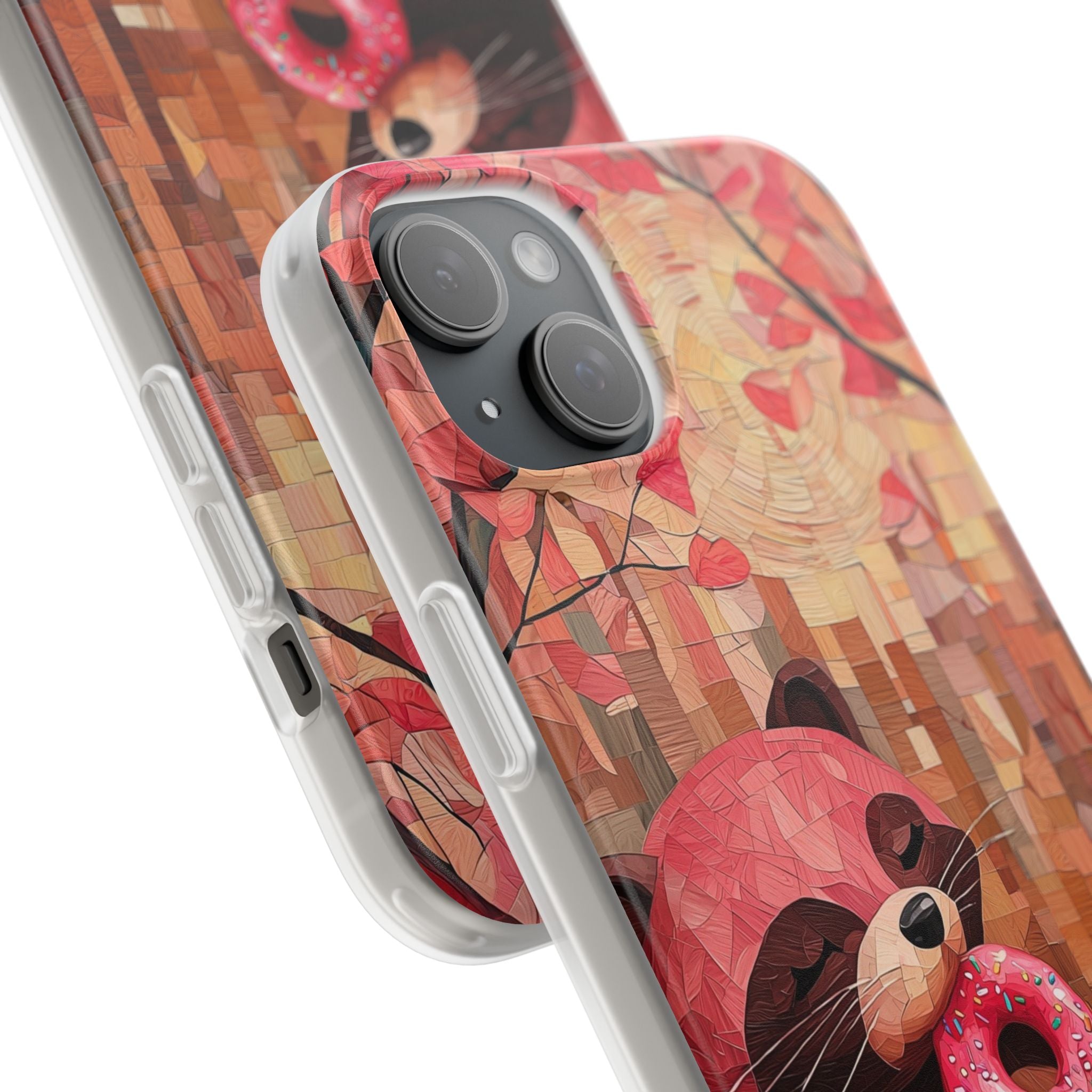 Crimson Donut Bandit · Soft Custodia per iPhone