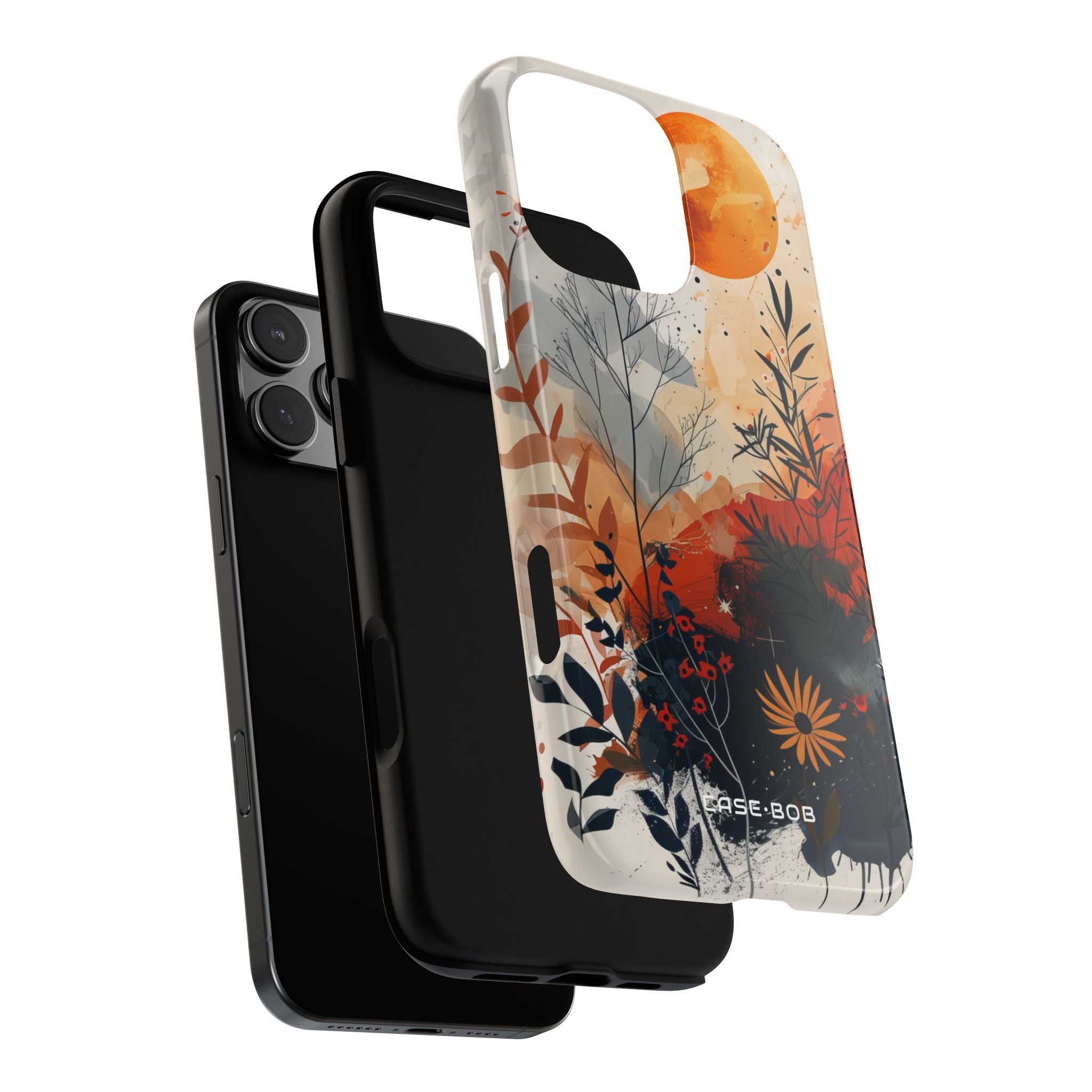 Orange Solstice iPhone 16 Pro Max Case - Tough