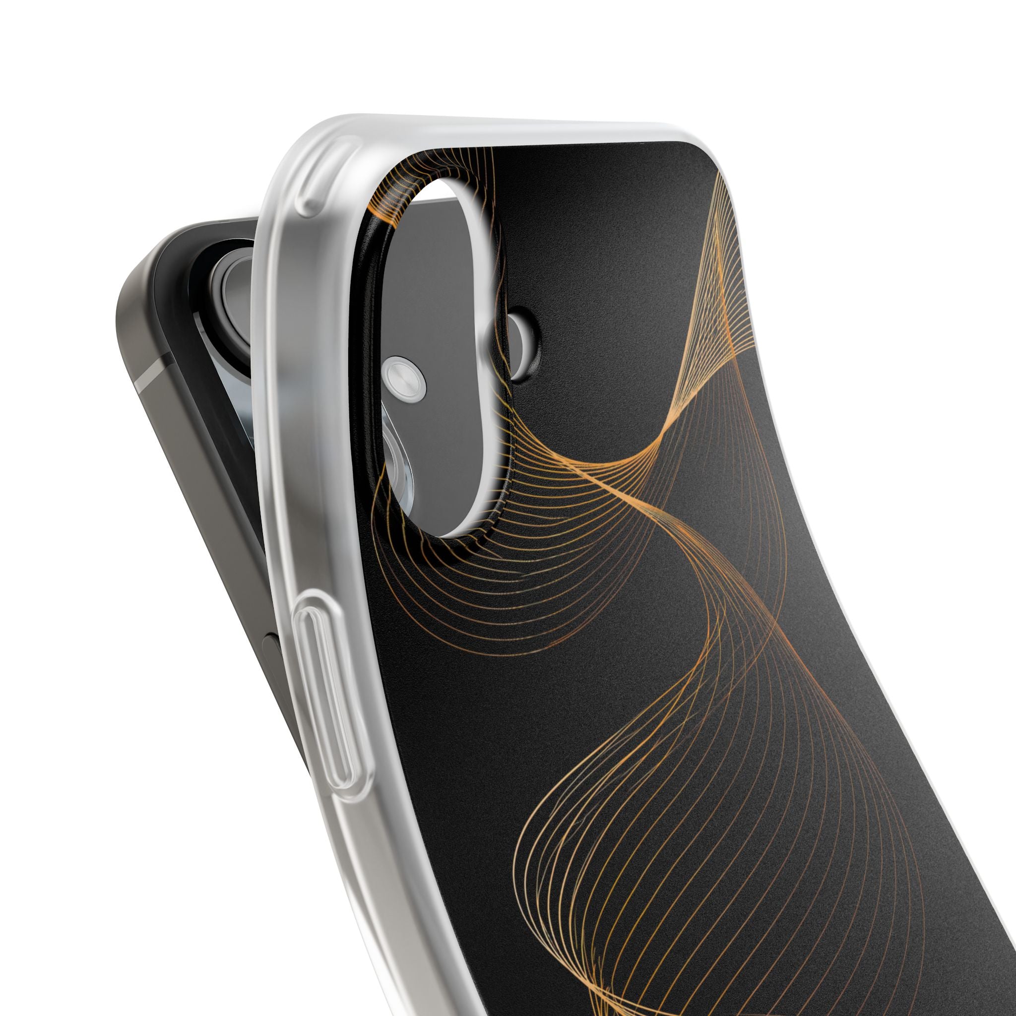 Gold Lite Phone Case for iPhone - Burnished Bronze Helix