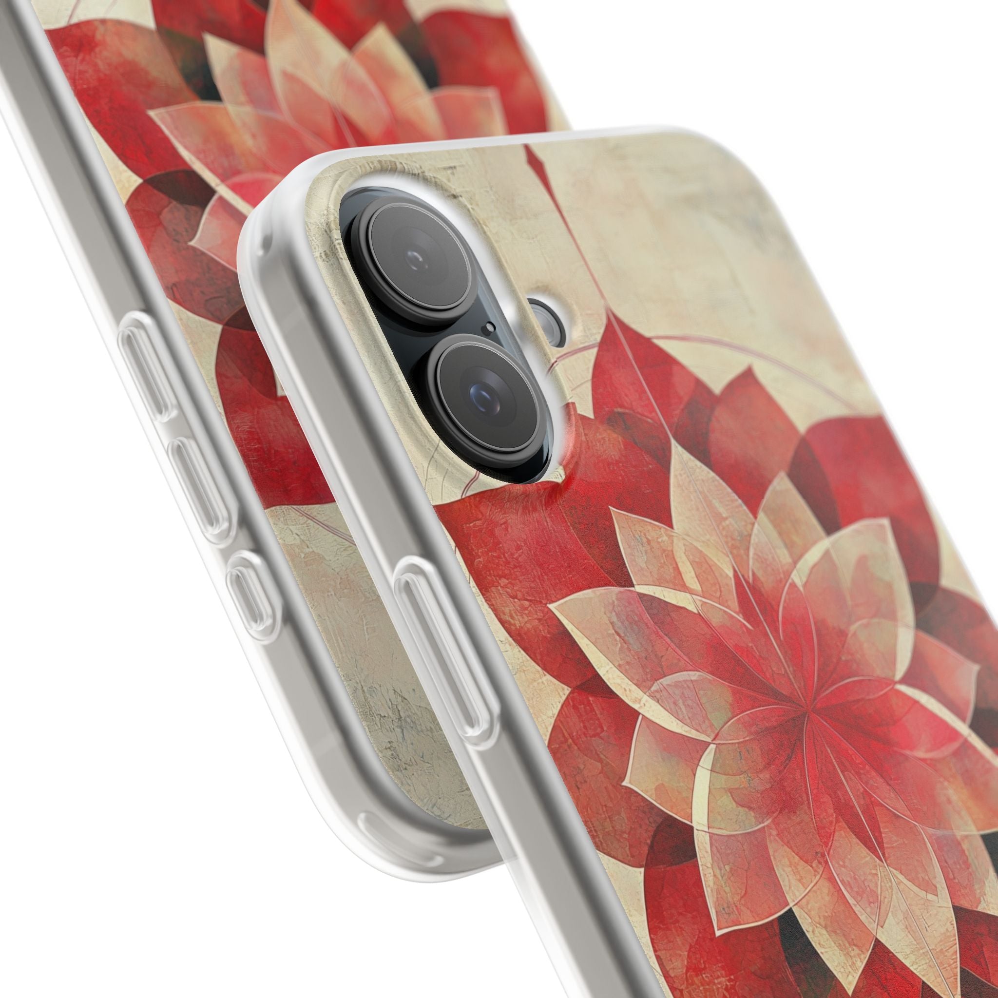 Crimson Petal Peak · Soft Phone Case for iPhone