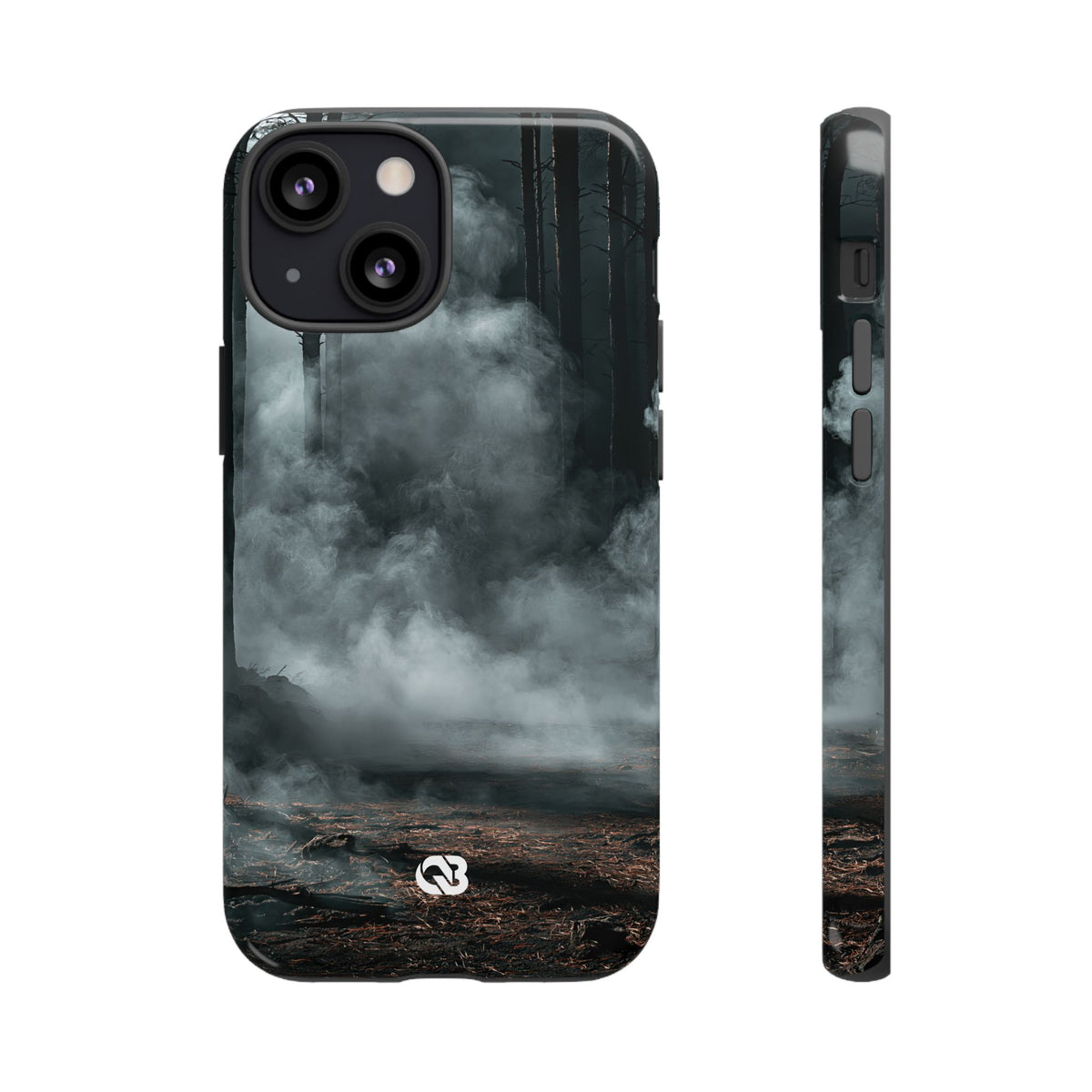 Shadowed Pine Mist · Tough Phone Case for iPhone · Black