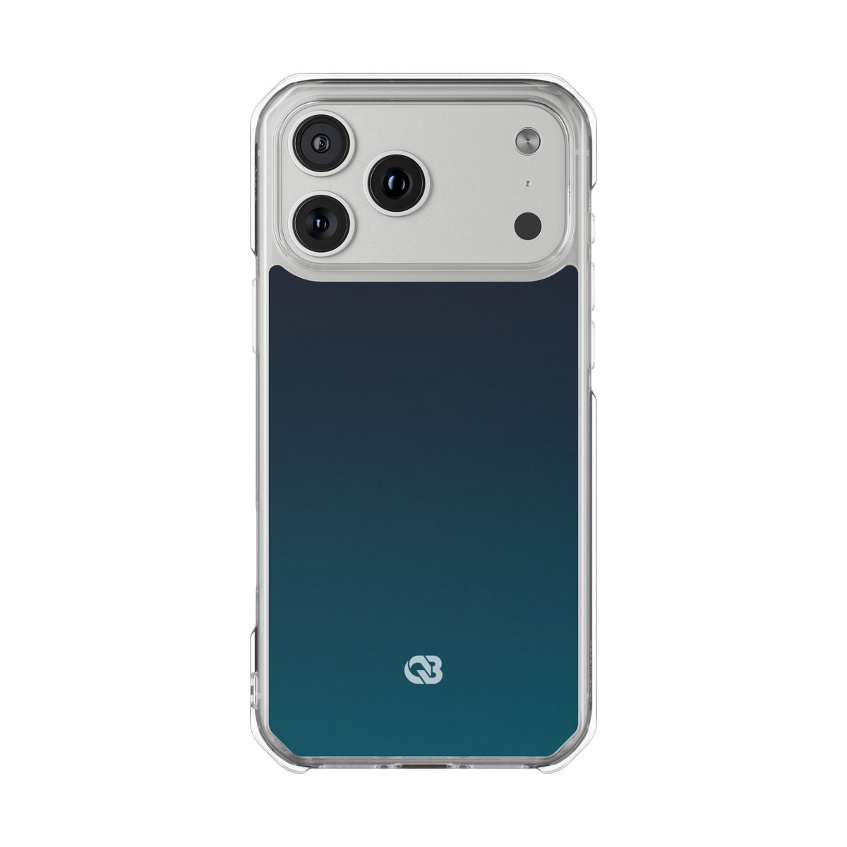 Teal Impact MagSafe Phone Case for iPhone - Abyss Teal Haze