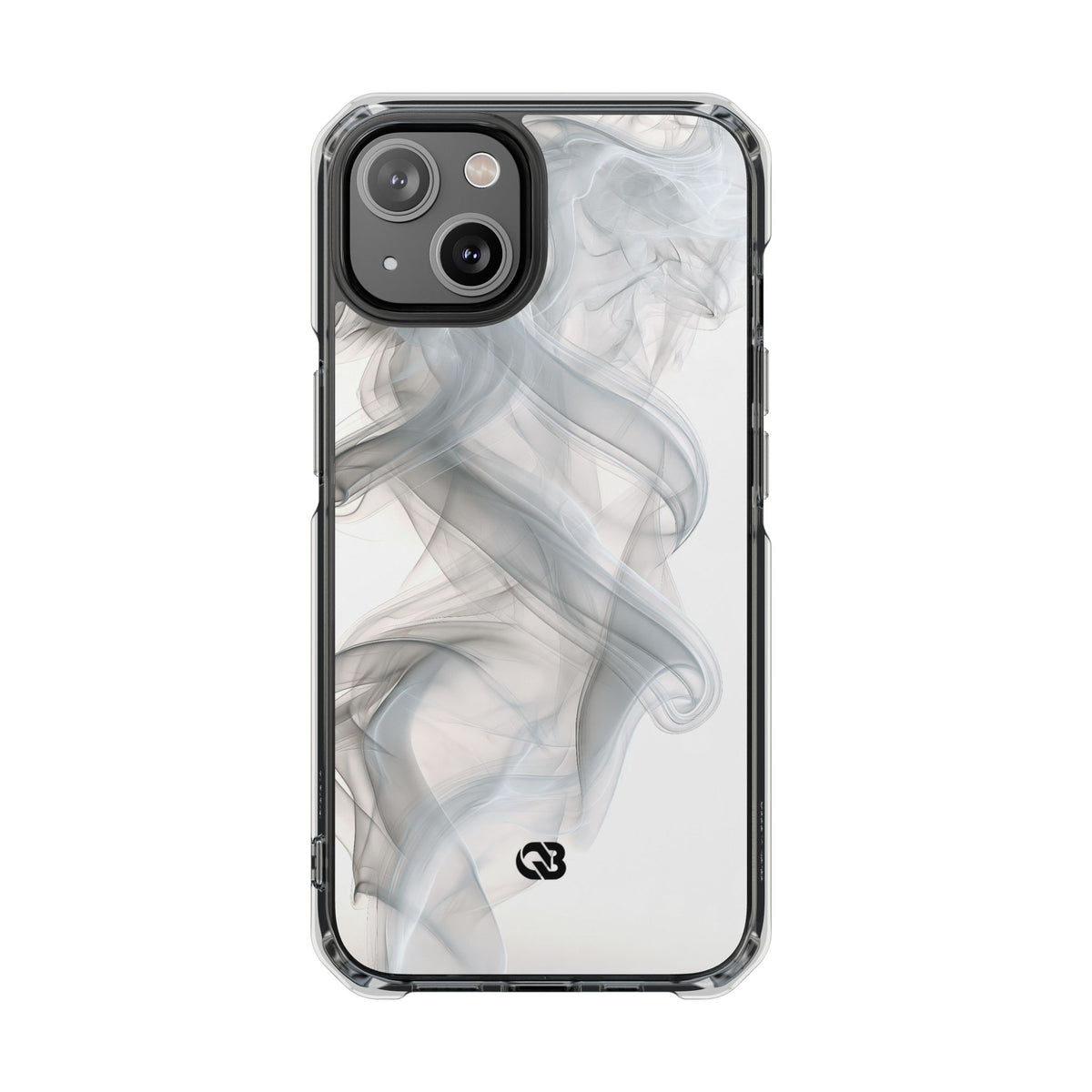 Vapor Noir · Clear Impact Magnetic Phone Case for iPhone · White
