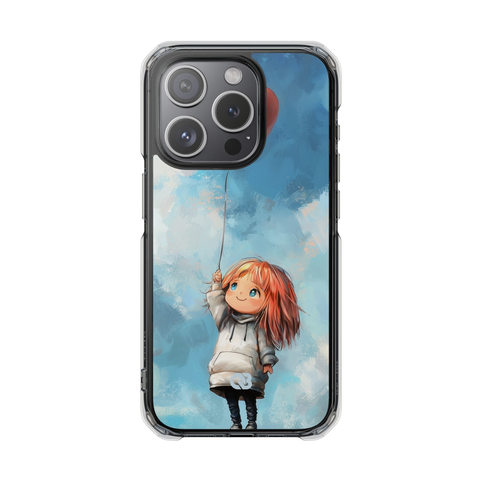 Crimson Heart Sky · Impact Phone Case for iPhone · Magsafe