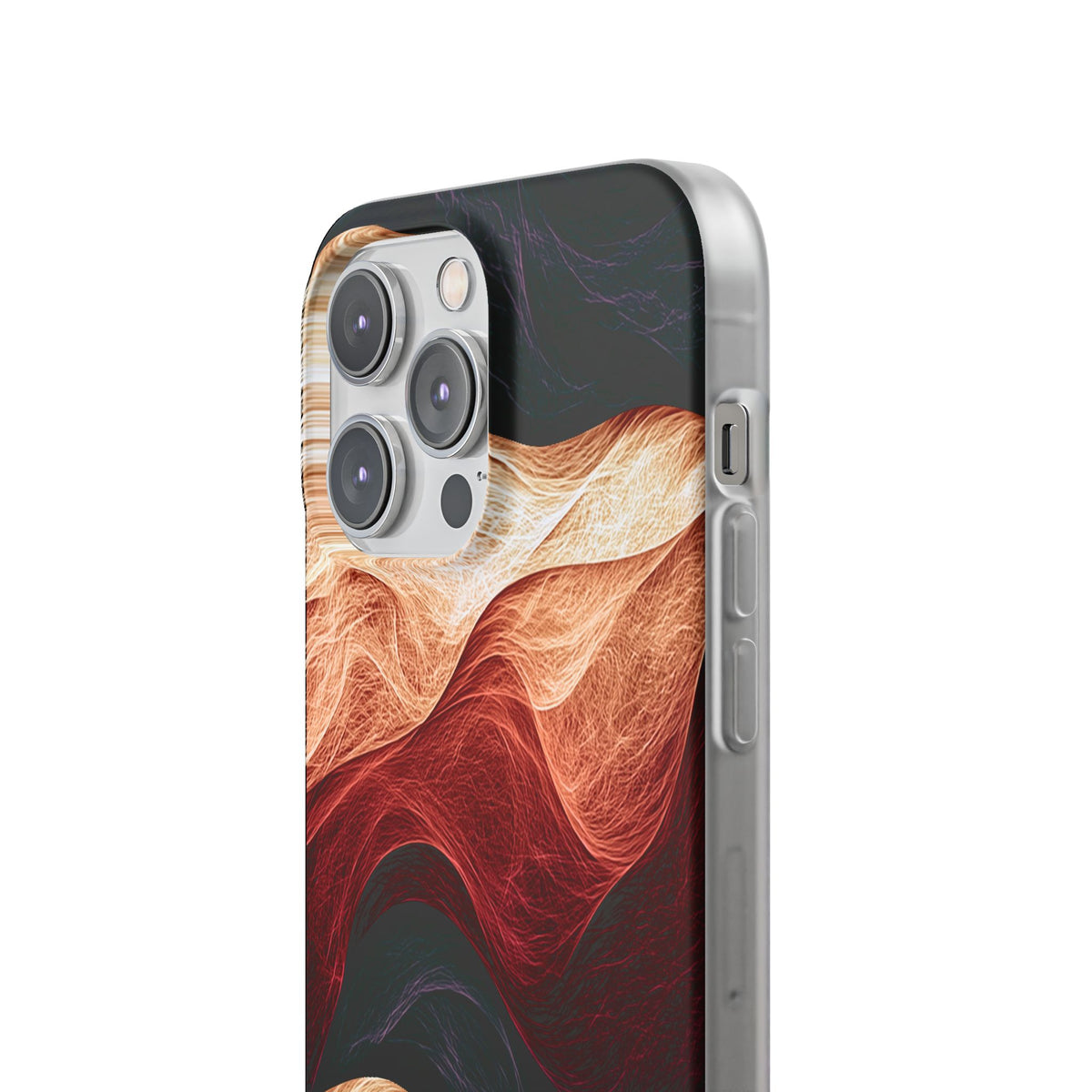 Ember Wave Dispersion · Lite Phone Case for iPhone · Red