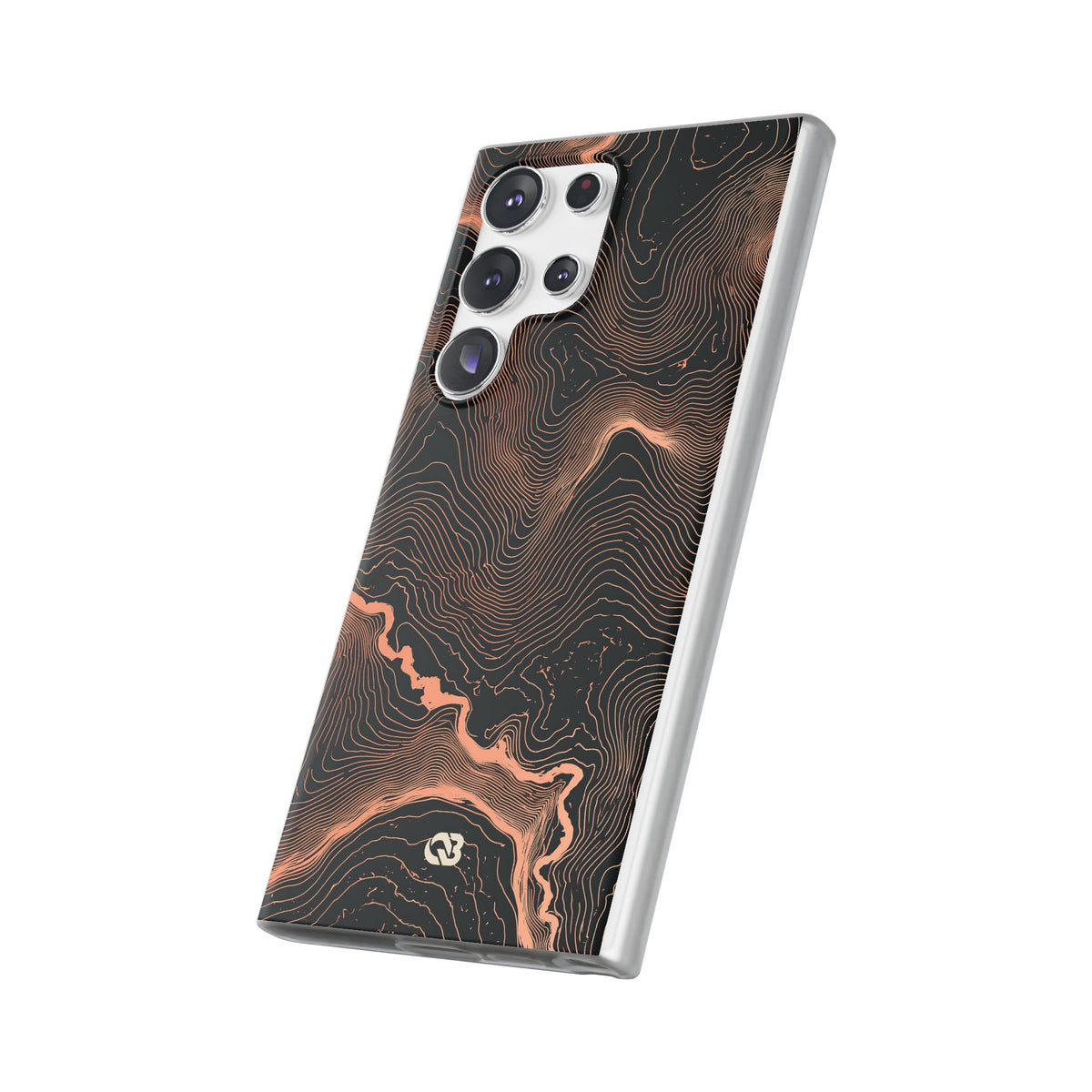 Mesa Elevation Contour · Lite Phone Case for Samsung · Black
