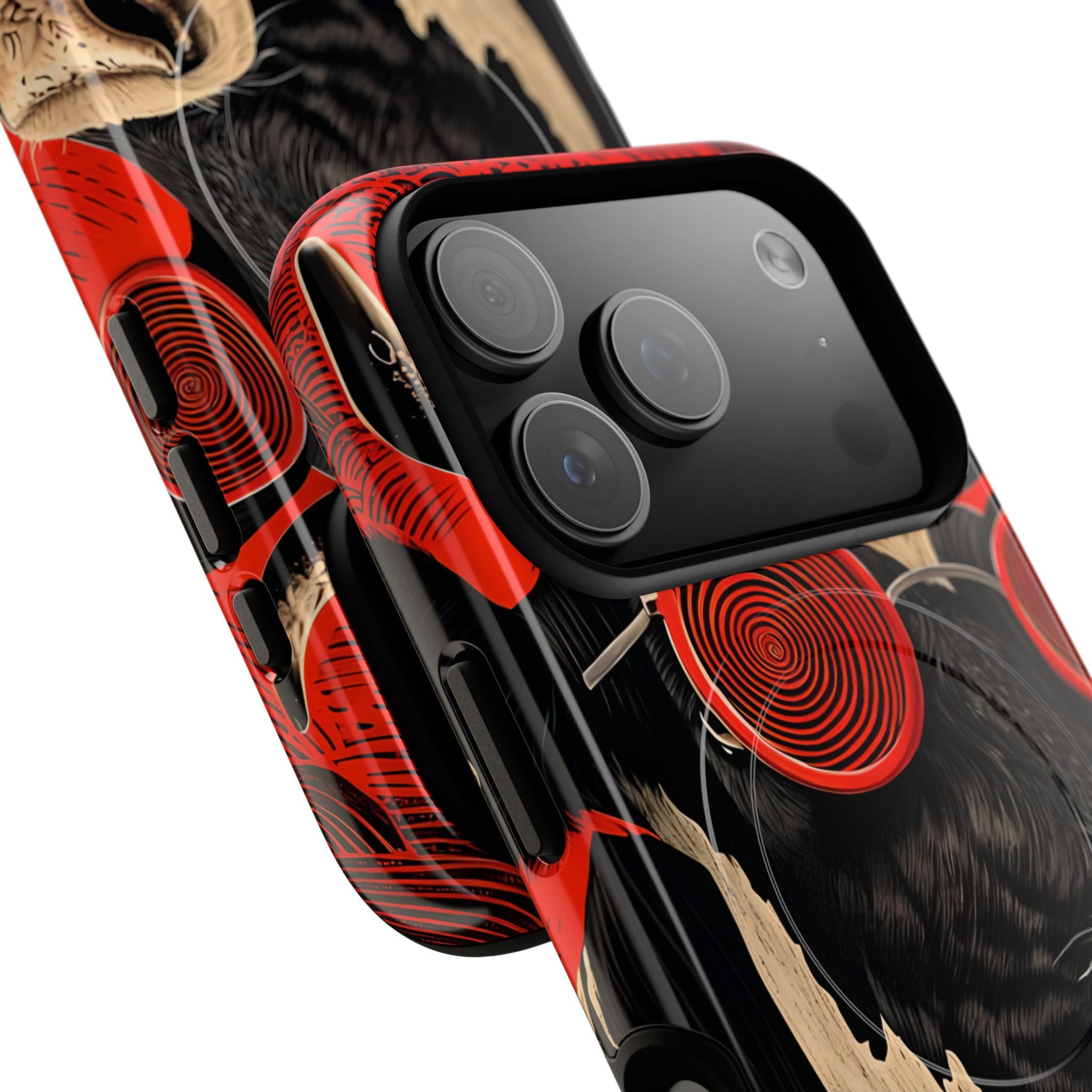 Hypnotic Cow iPhone 17 Pro Case - Tough+ - CASE•BOB