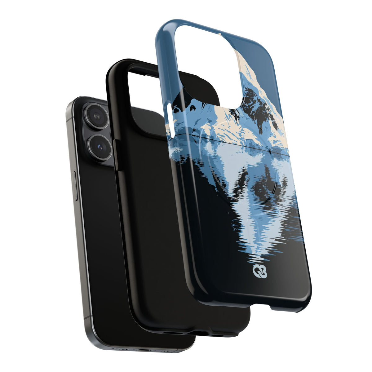 Blue Tough 2.0 Magsafe Phone Case for iPhone - Arctic Summit Mirror