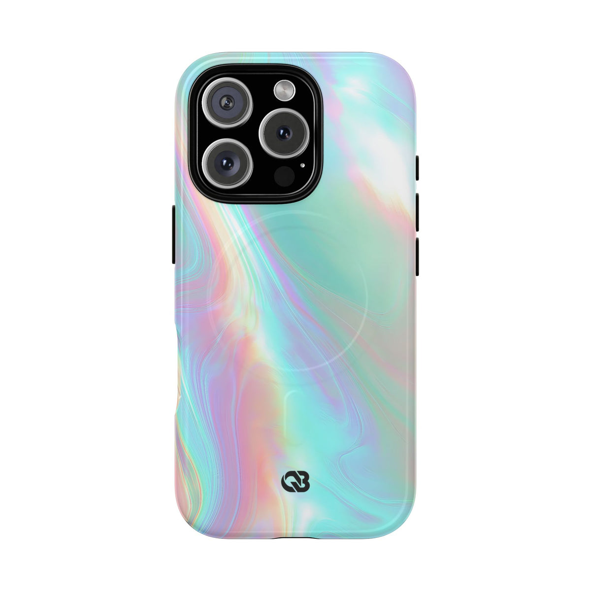 Prismatic Liquid Light · Tough 2.0 Magnetic Phone Case for iPhone · Teal