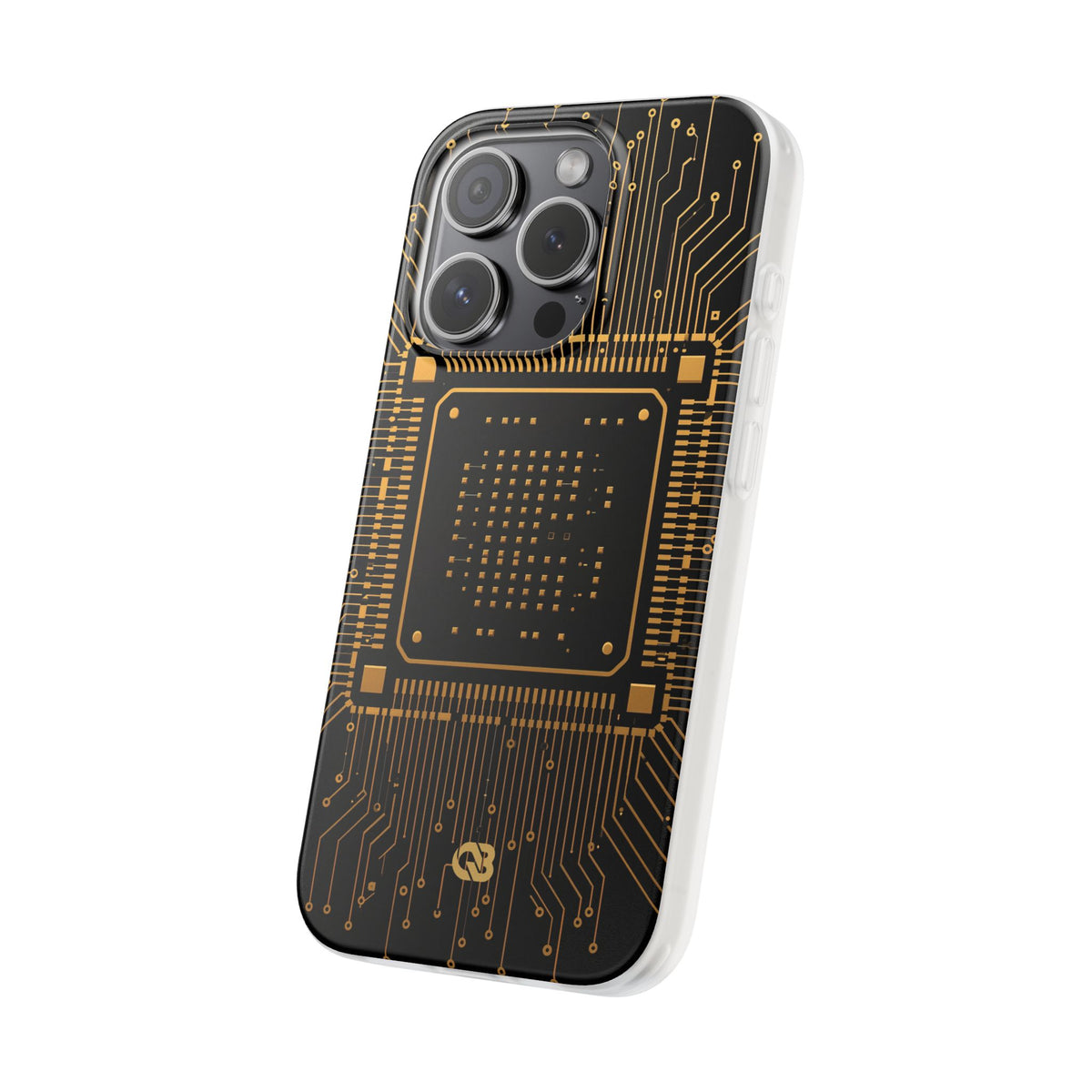 Gold Lite Phone Case for iPhone - Cyber Gold Processor