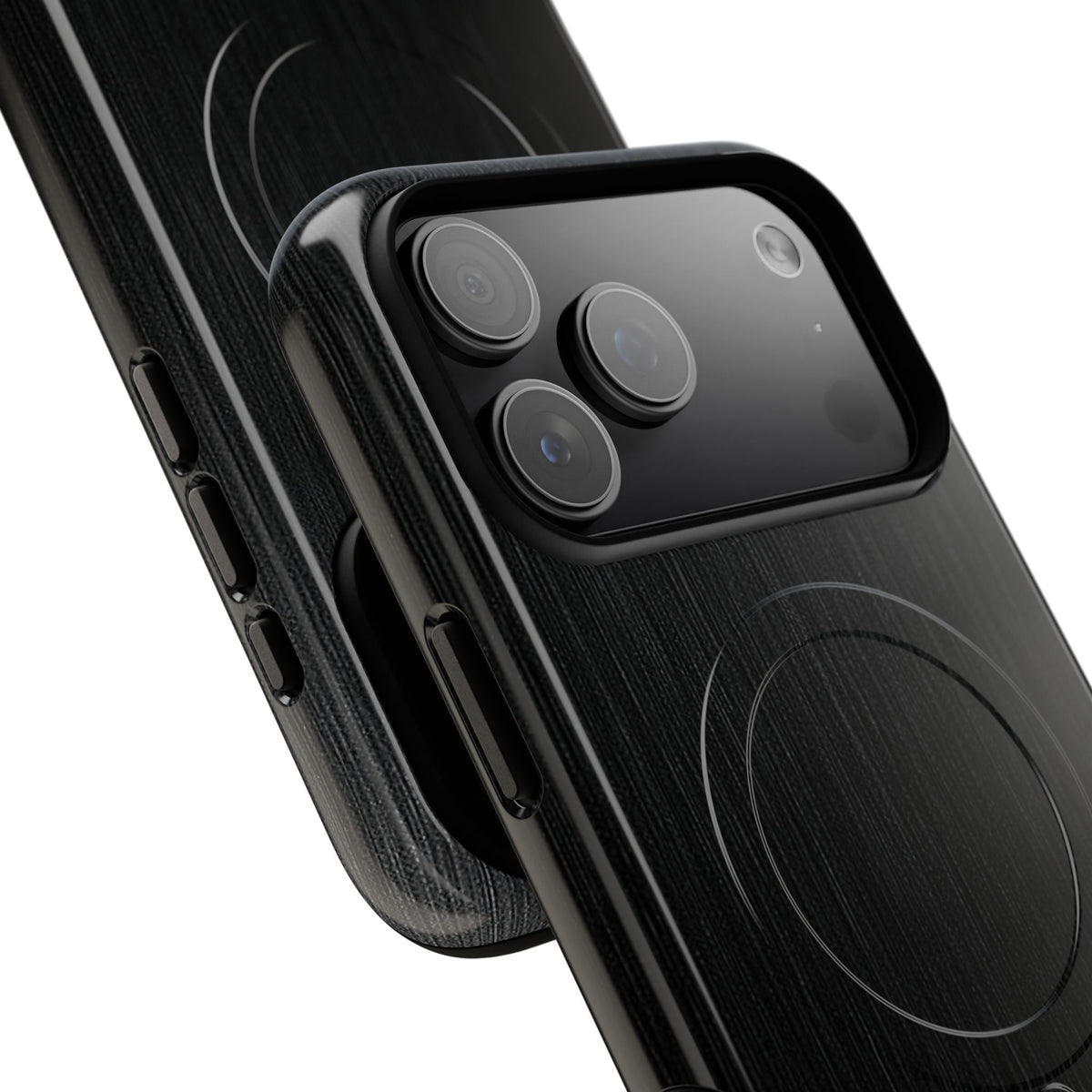 Black Tough 2.0 Magsafe Phone Case for iPhone - Brushed Obsidian Slate