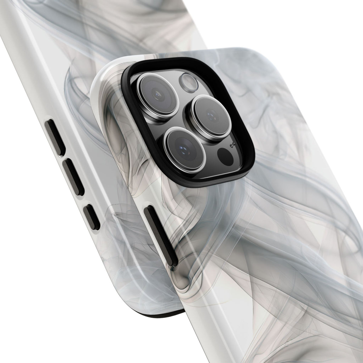 Vapor Noir · Tough Phone Case for iPhone · White