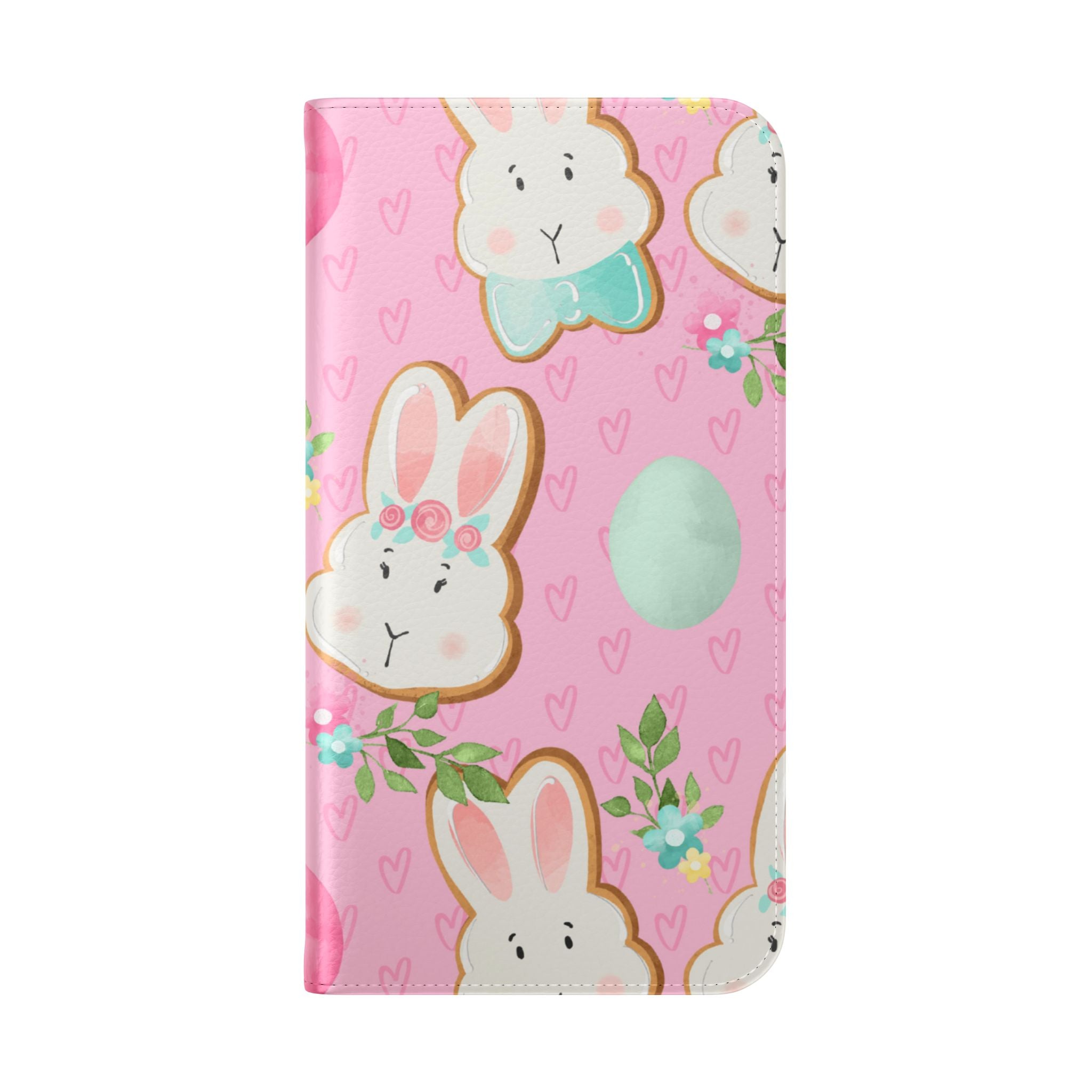 Blushing Bunny Bloom - iPhone 15 Pro Max Case - Wallet