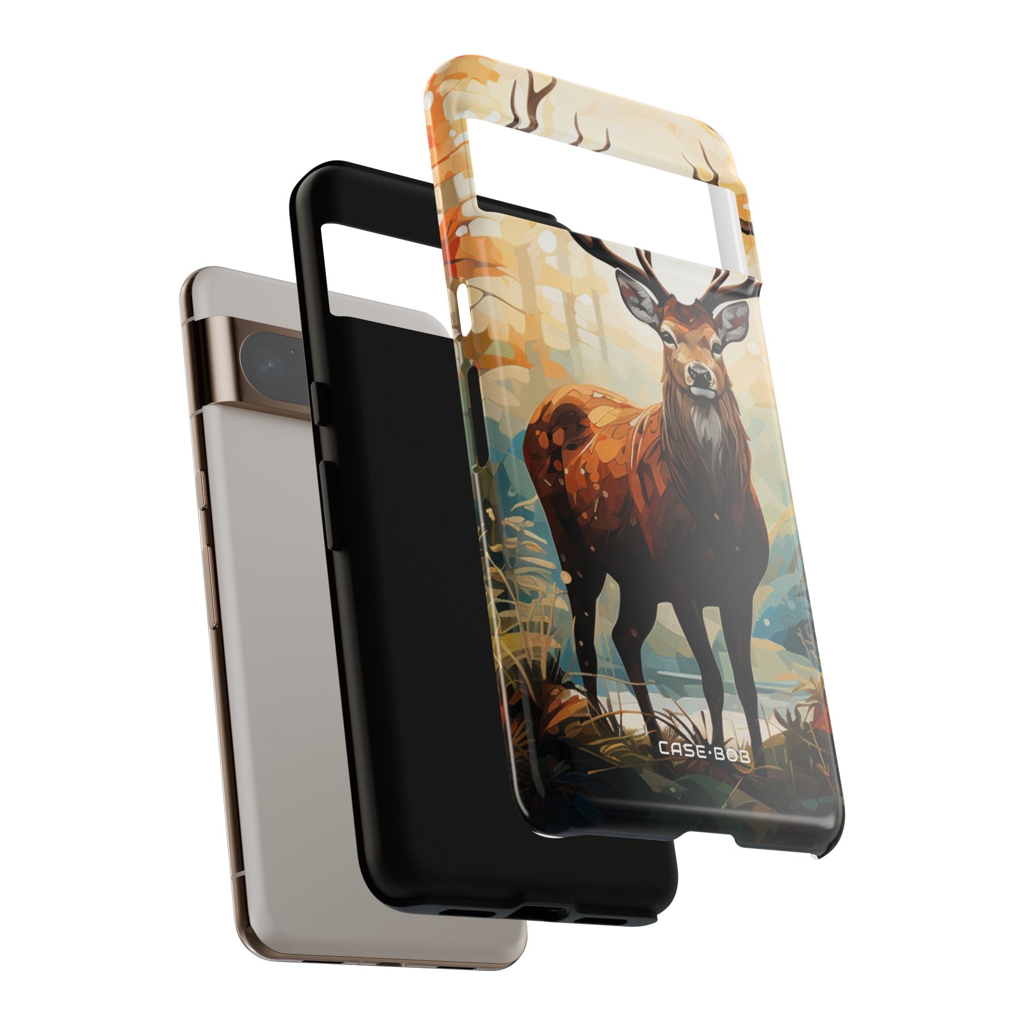 Glowing Stag Google Pixel 8 Pro Case - Tough - CASE•BOB