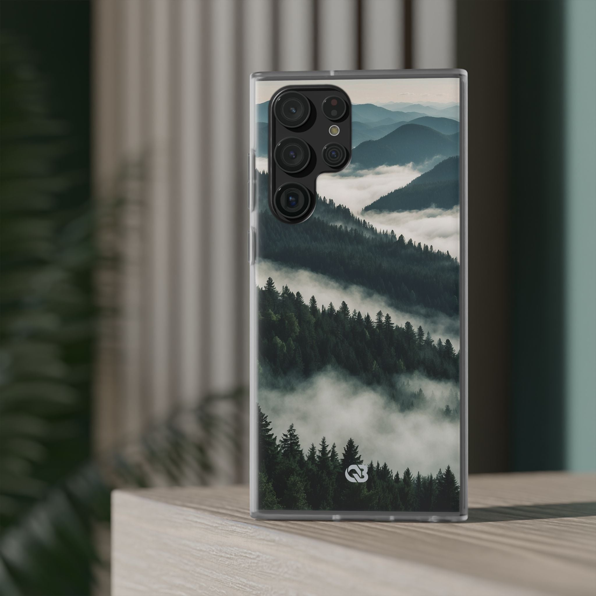 Misty Pine Peaks · Soft Phone Case for Samsung