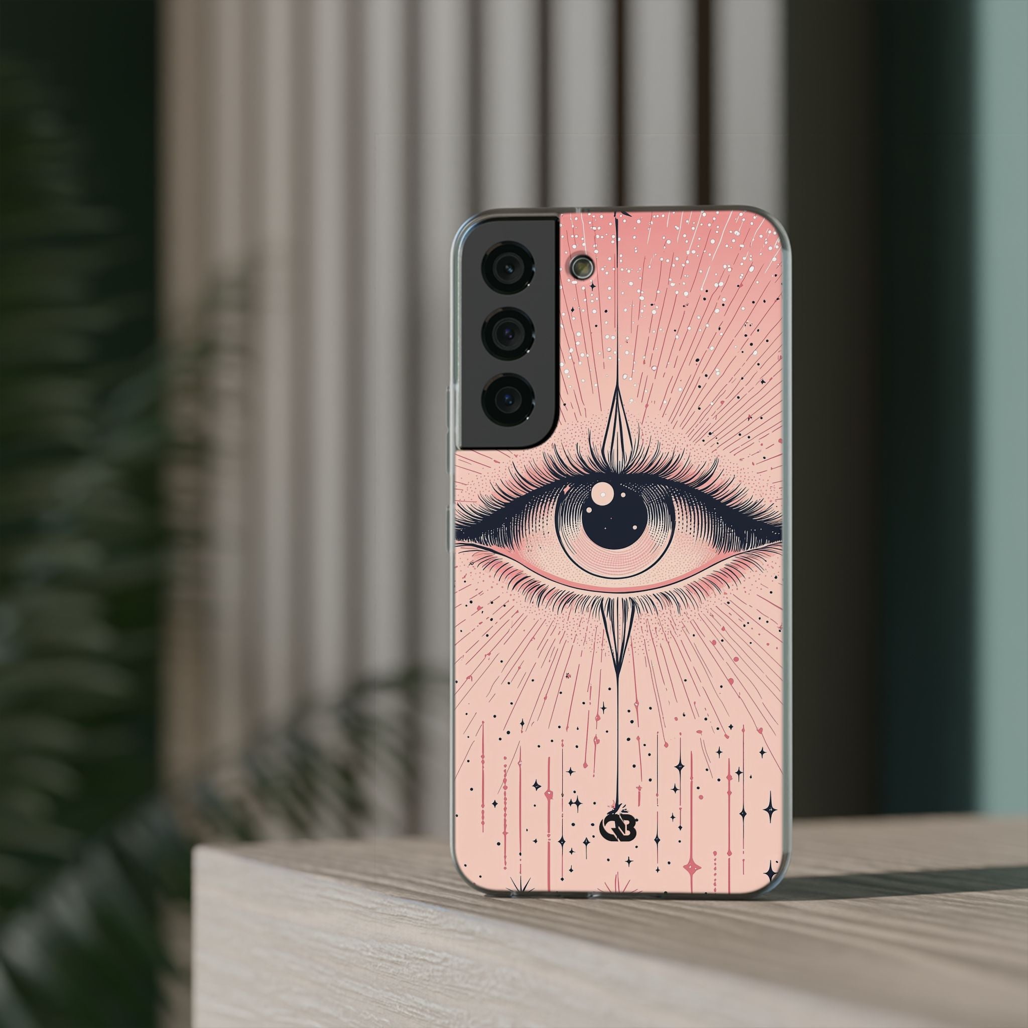 Obsidian Cosmic Gaze · Soft Coque de téléphone pour Samsung